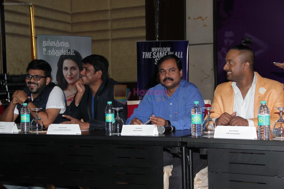 at Chennai Fashion Week press meet on 3rd July 2015