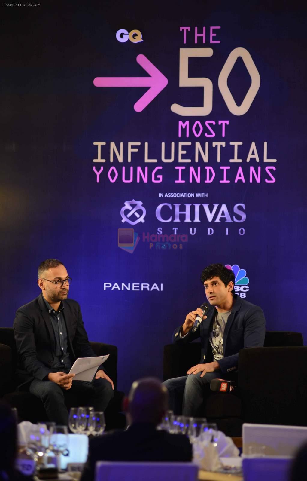 Farhan Akhtar at GQ THE 50 Most Influential Young Indians event in Gurgaon on 3rd July 2015