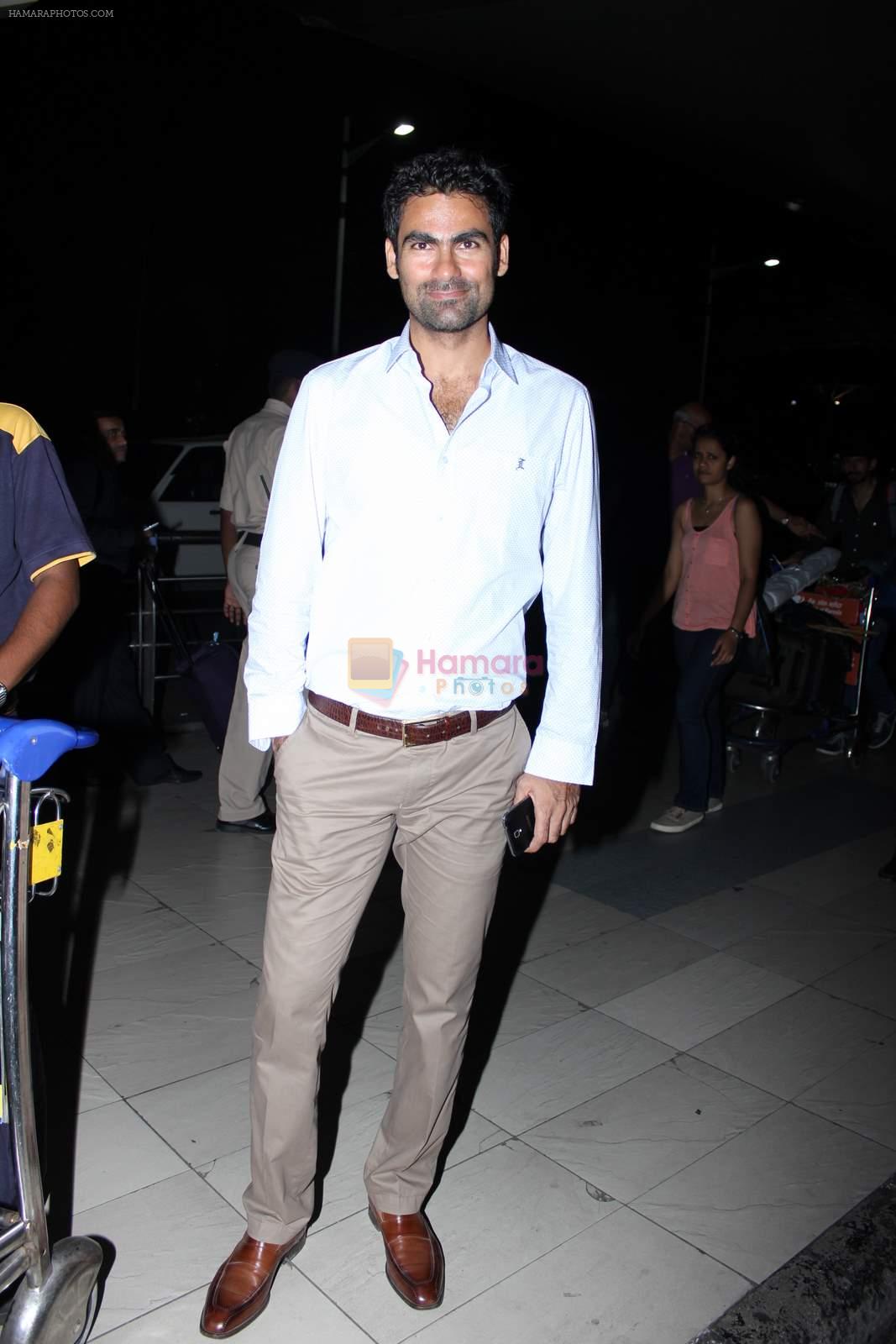Mohamad Kaif snapped at domestic airport in Mumbai on 4th July 2015