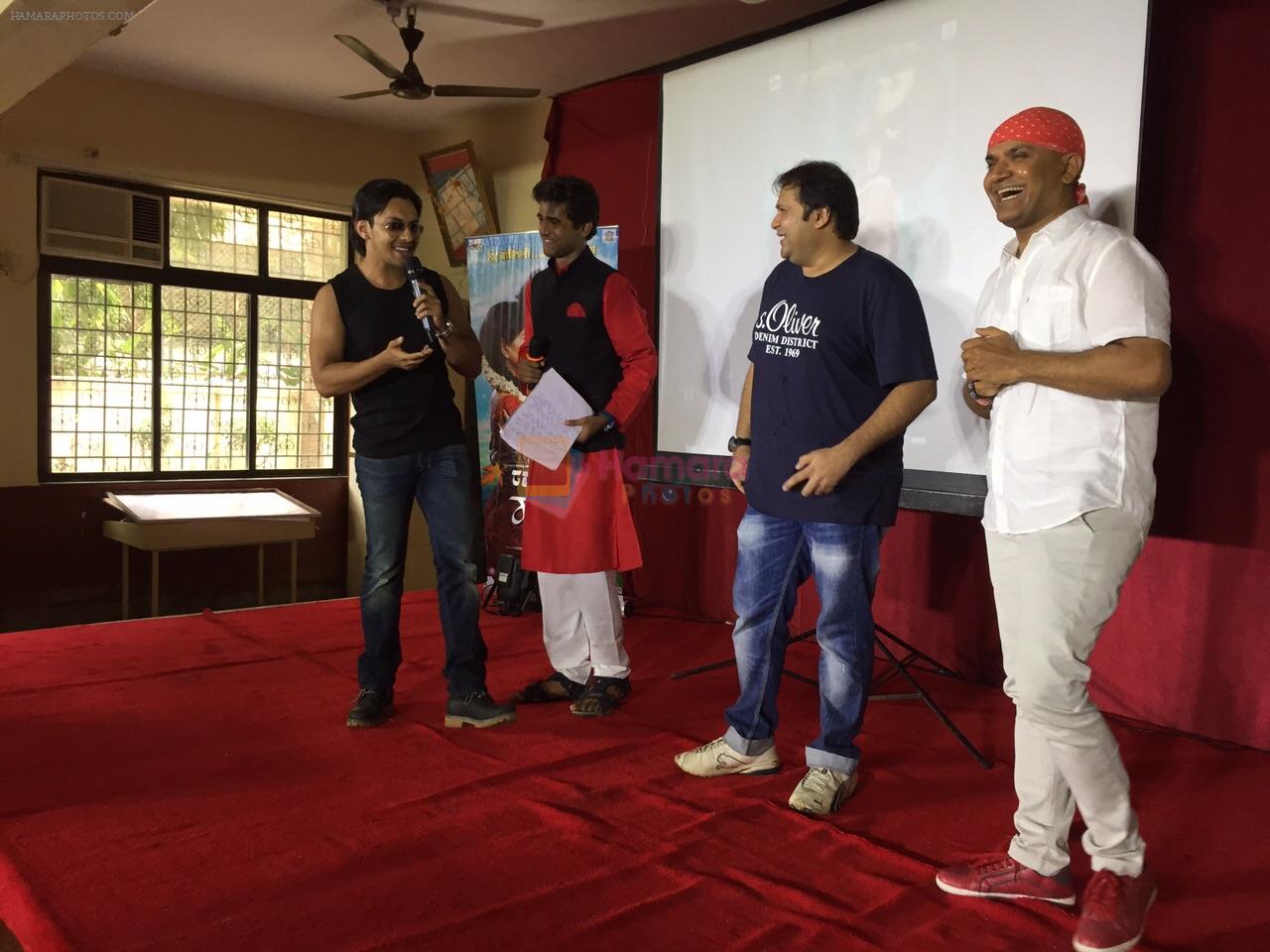 Aditya Narayan promotes Marathi film Carry on Maratha on 4th July 2015