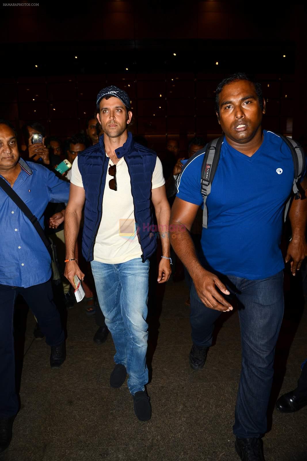 Hrihtik Roshan arrive from Turkey in Mumbai on 7th July 2015