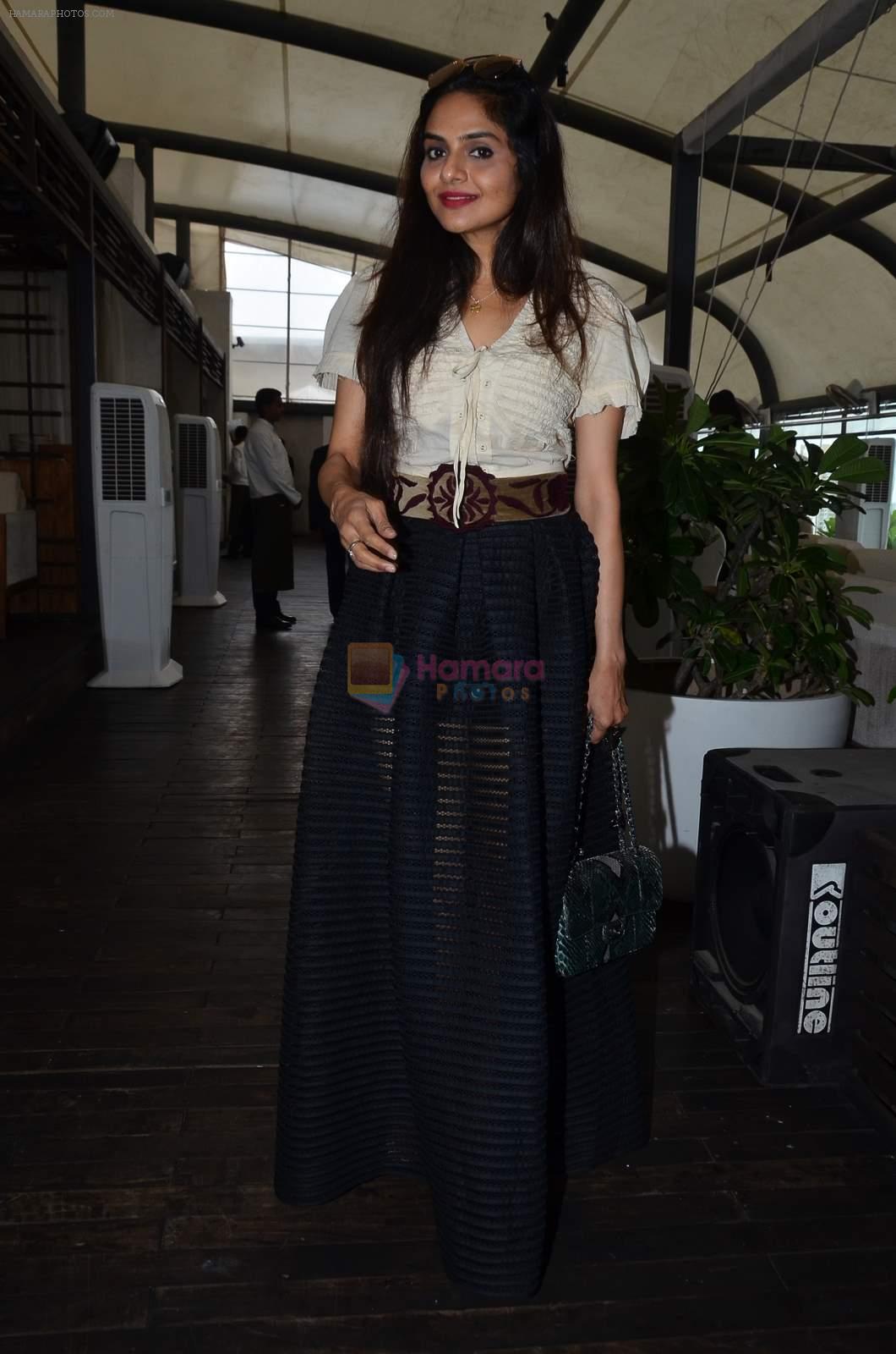 Madhoo Shah attend brunch in Mumbai on 8th July 2015
