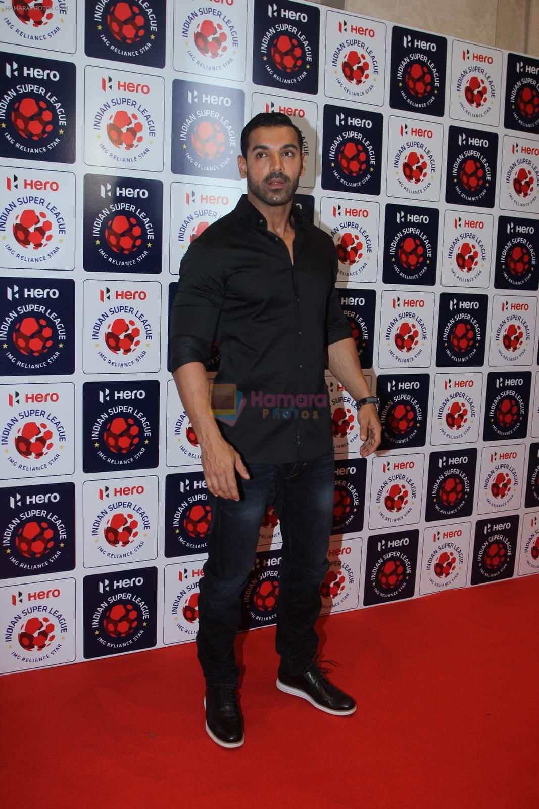 John Abraham snapped at Indian Super League auctions on 10th July 2015