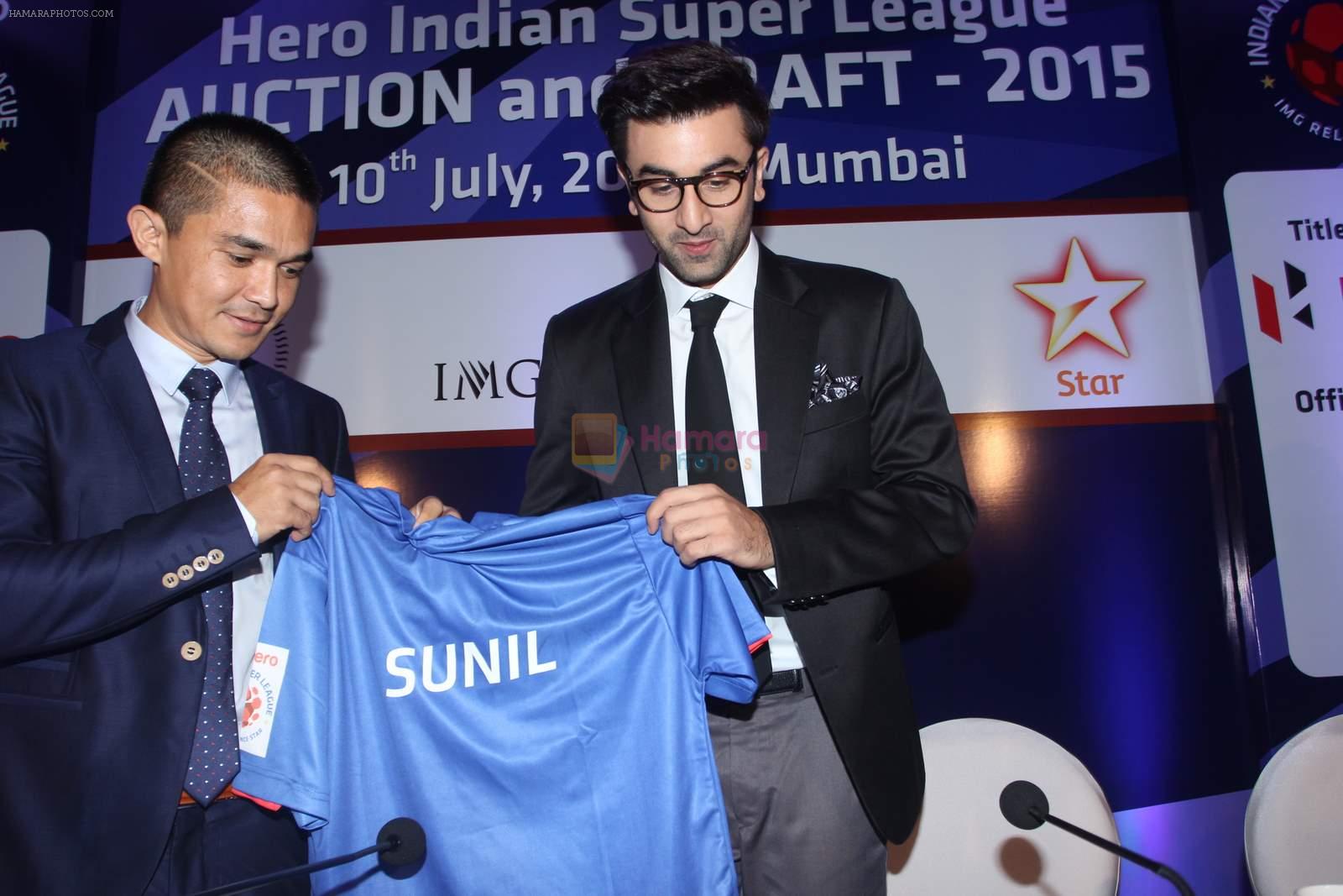 Ranbir Kapoor snapped at Indian Super League auctions on 10th July 2015
