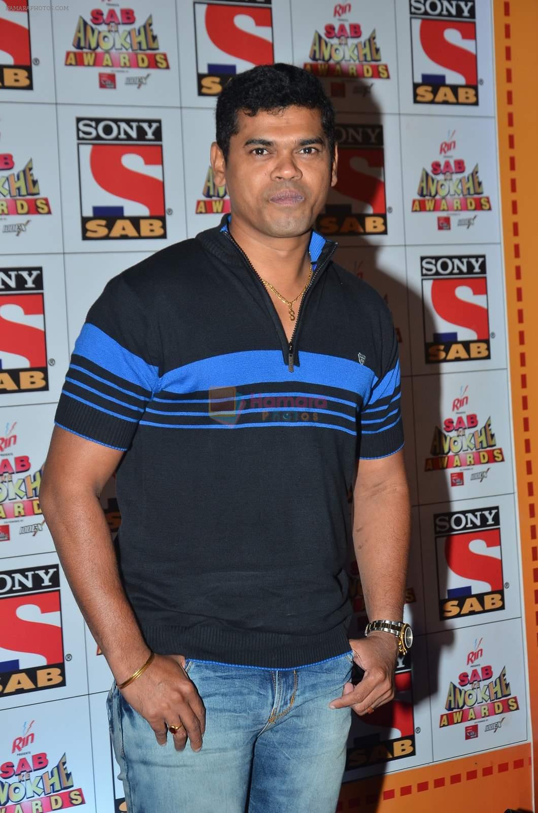 Siddarth Jadhav at SAB Ke Anokhe Awards in Filmcity on 9th july 2015