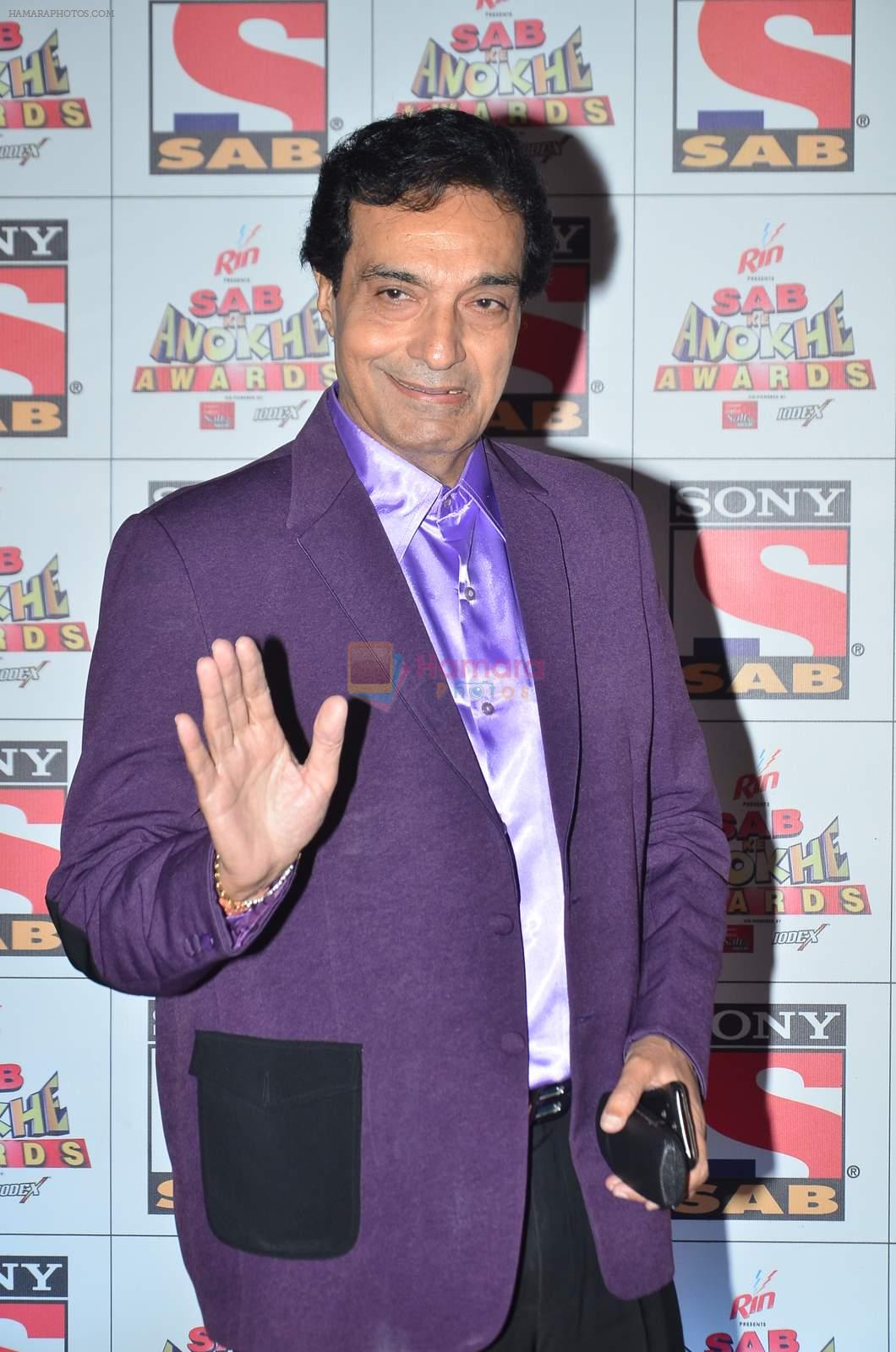 Dheeraj Kumar at SAB Ke Anokhe Awards in Filmcity on 9th july 2015
