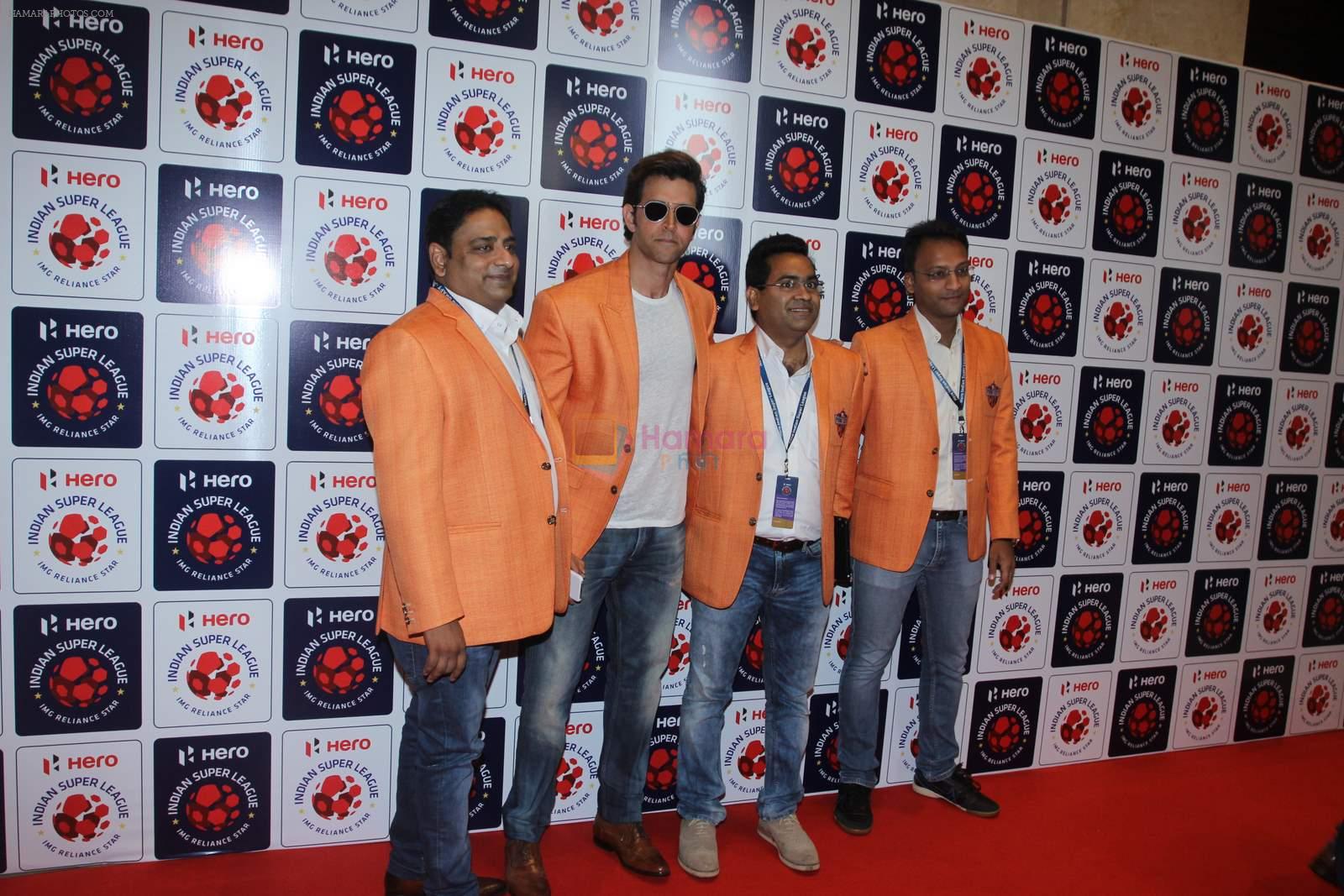 Hrithik Roshan snapped at Indian Super League auctions on 10th July 2015