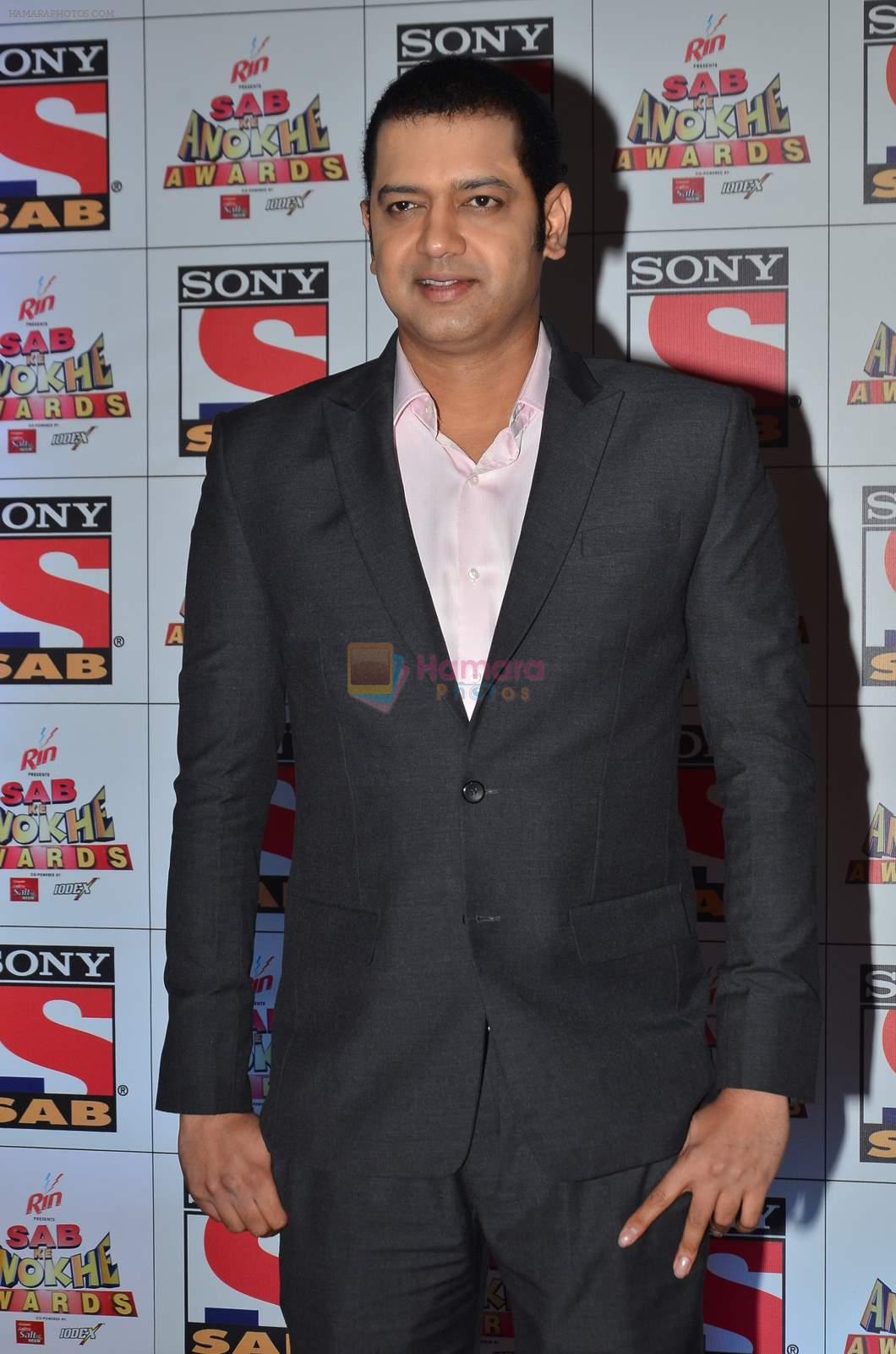 Rahul mahajan at SAB Ke Anokhe Awards in Filmcity on 9th july 2015