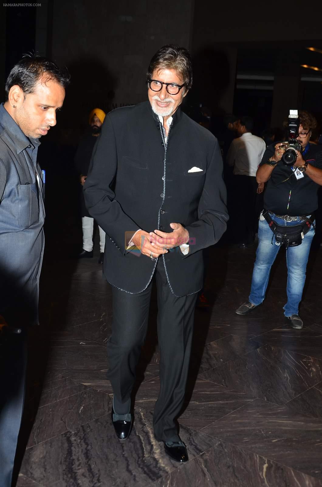 Amitabh bachchan at Shahid Kapoor and Mira Rajput's wedding reception in Mumbai on 12th July 2015