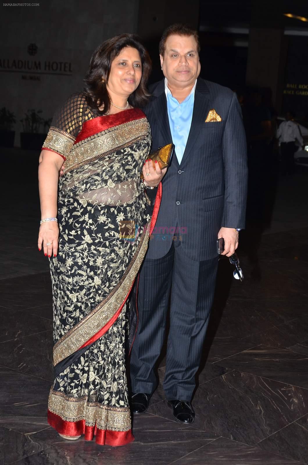 Ramesh taurani at Shahid Kapoor and Mira Rajput's wedding reception in Mumbai on 12th July 2015