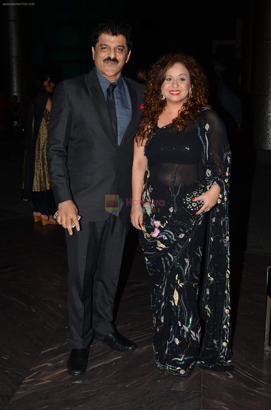 Rajesh Khattar, vandana Sajnani at Shahid Kapoor and Mira Rajput's wedding reception in Mumbai on 12th July 2015