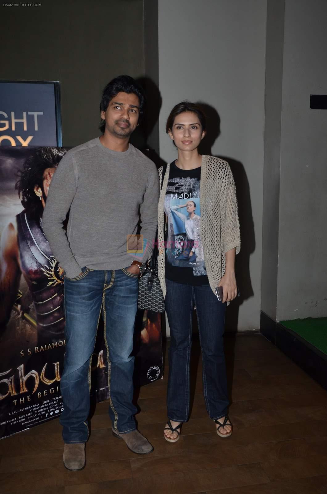 Nikhil Dwivedi at Bahubali screening in Lightbox on 12th July 2015