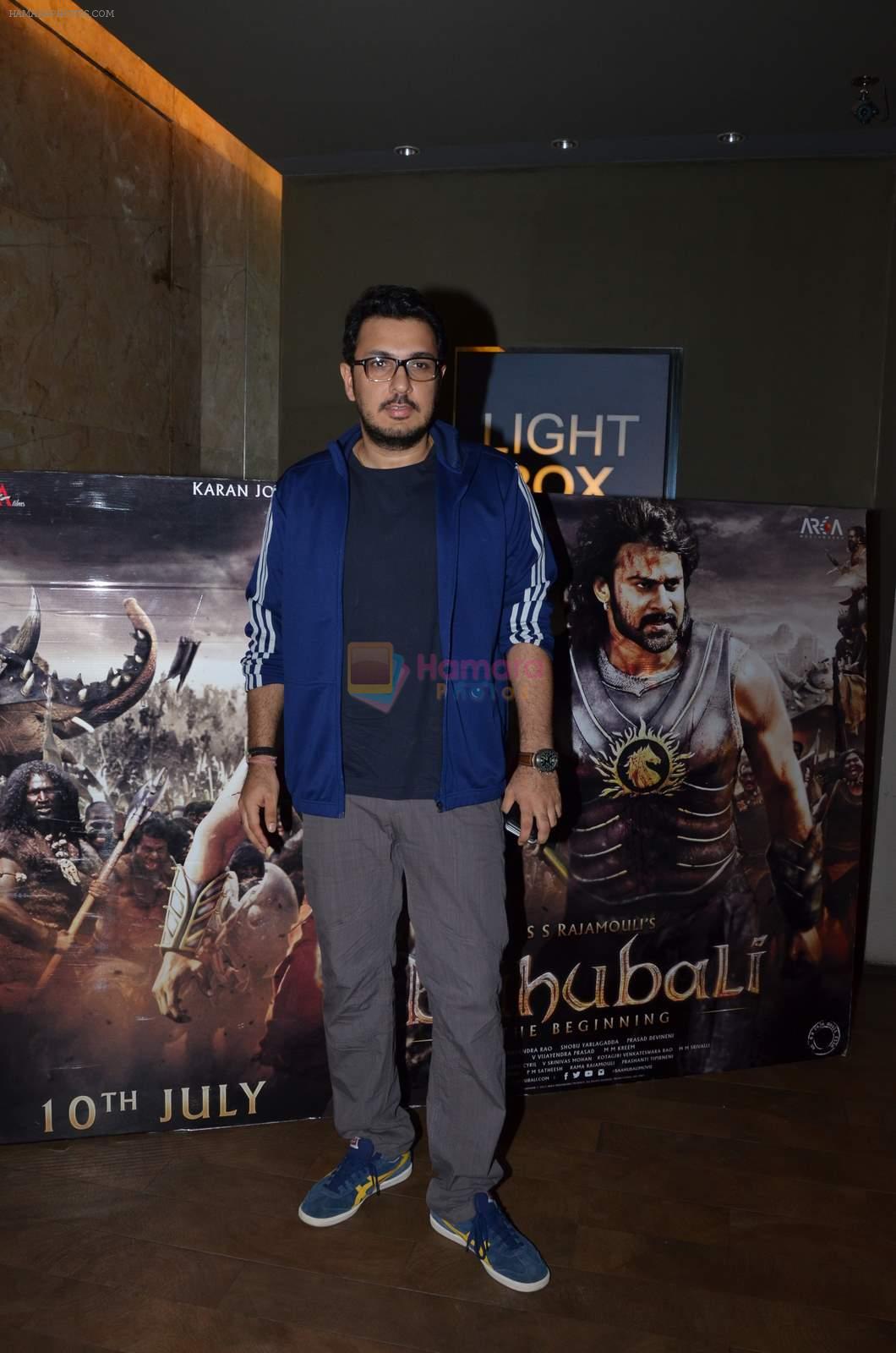 Dinesh Vijan at Bahubali screening in Lightbox on 12th July 2015
