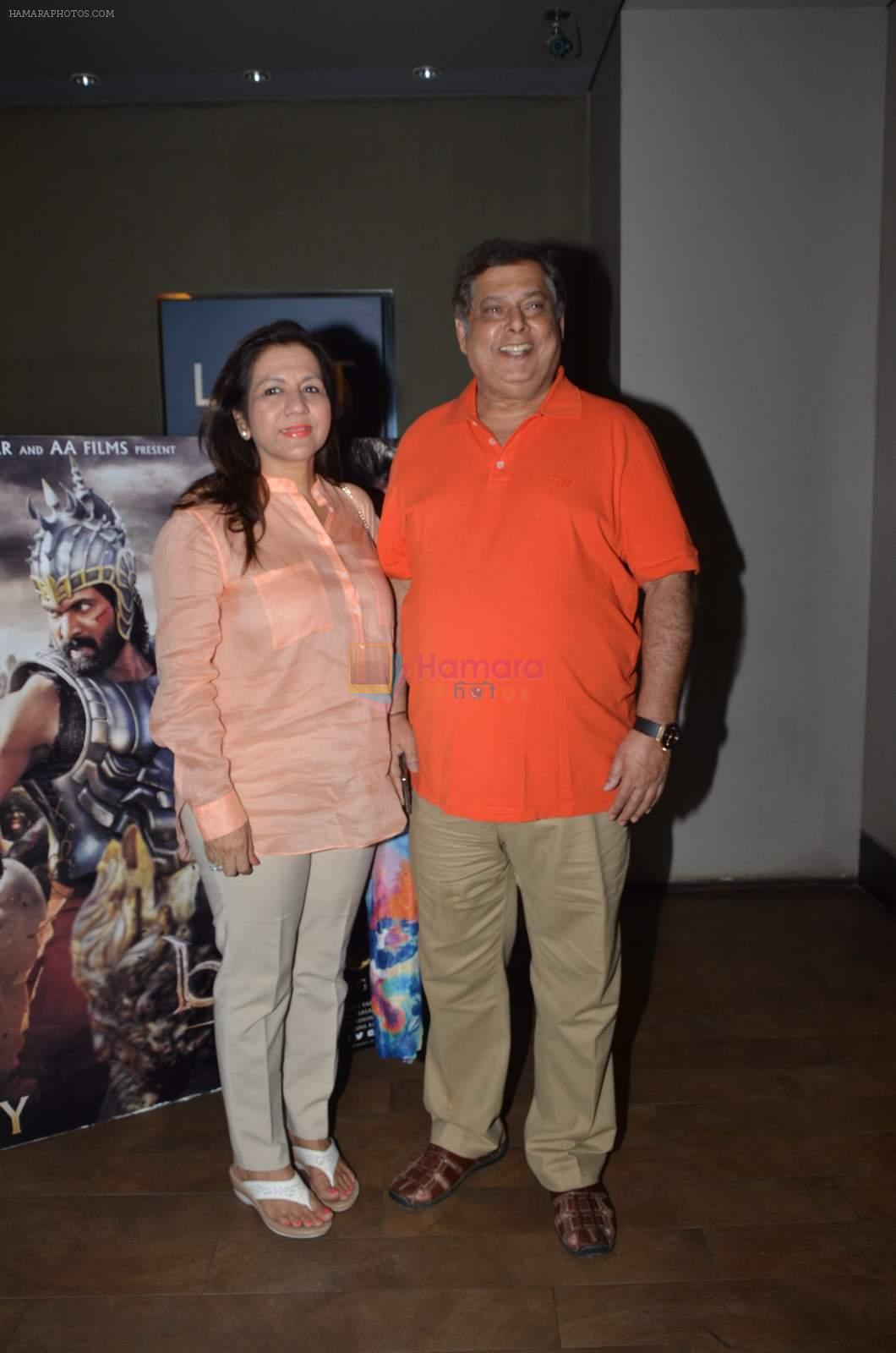David Dhawan at Bahubali screening in Lightbox on 12th July 2015