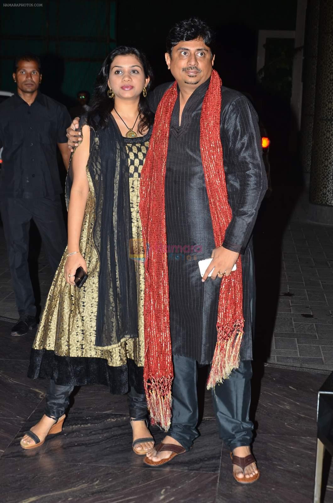 at Shahid Kapoor and Mira Rajput's wedding reception in Mumbai on 12th July 2015