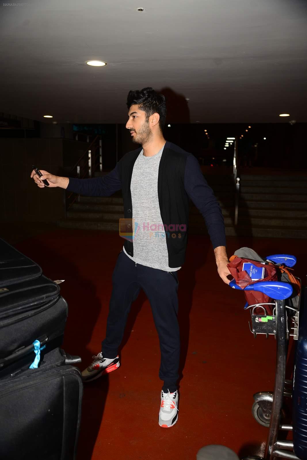 Mohit Marwah snapped at international airport on 12th July 2015