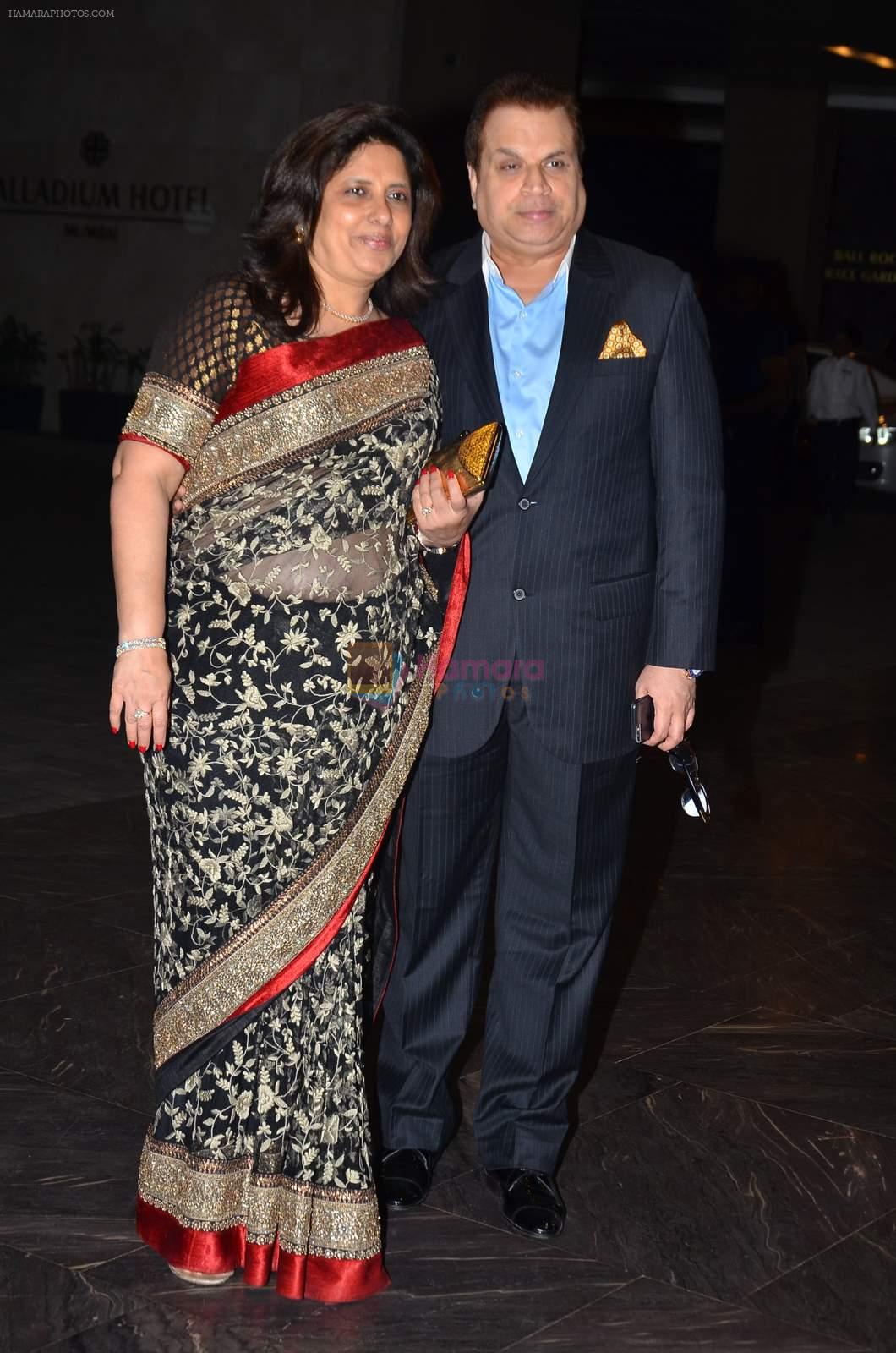 Ramesh taurani at Shahid Kapoor and Mira Rajput's wedding reception in Mumbai on 12th July 2015