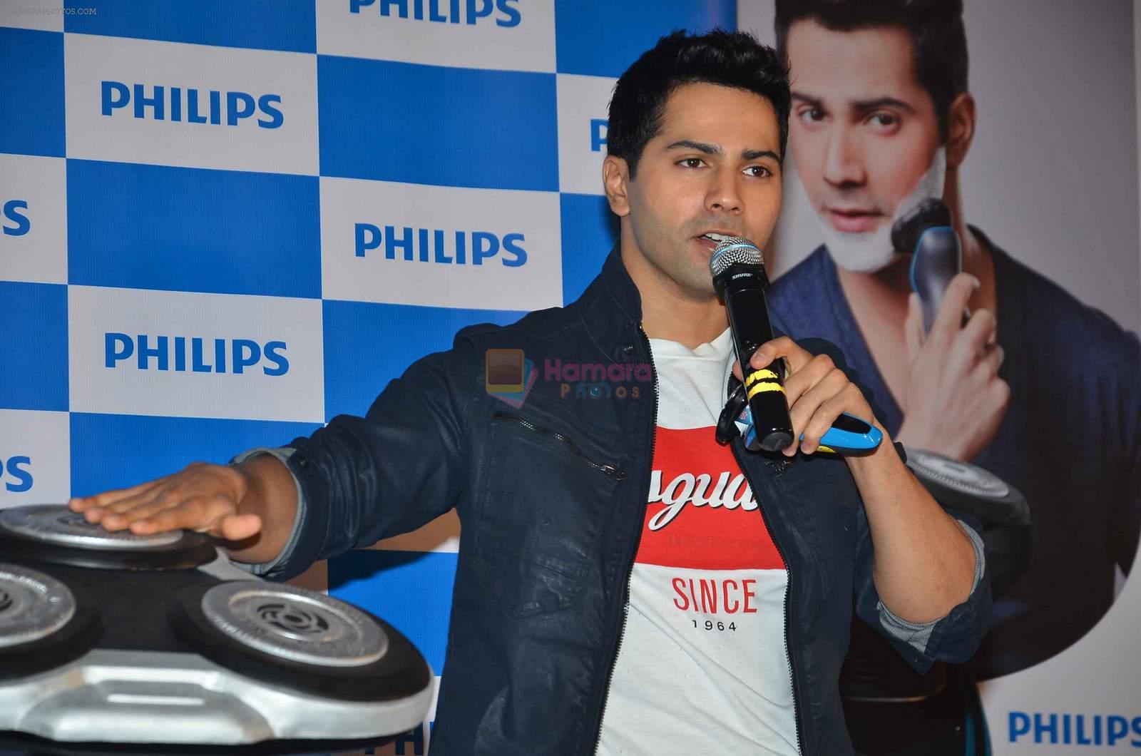Varun Dhawan as the new face of Philips in Palladium on 14th July 2015