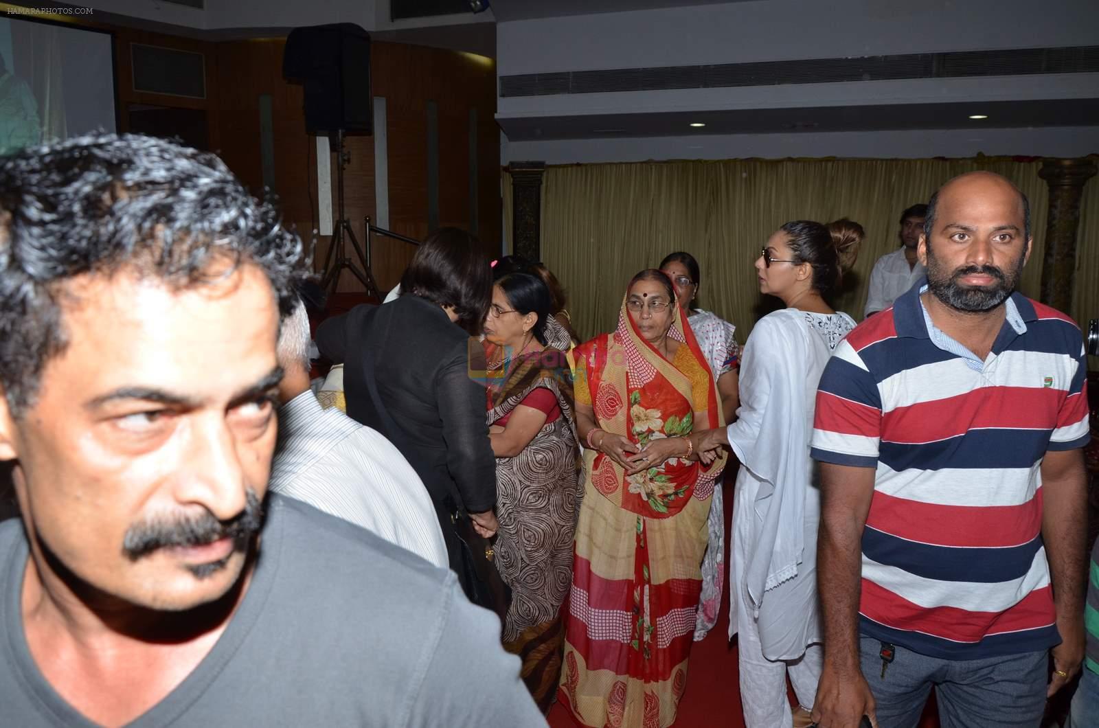 at Mahesh Dada's prayer meet in Khar, mumbai on 14th July 2015