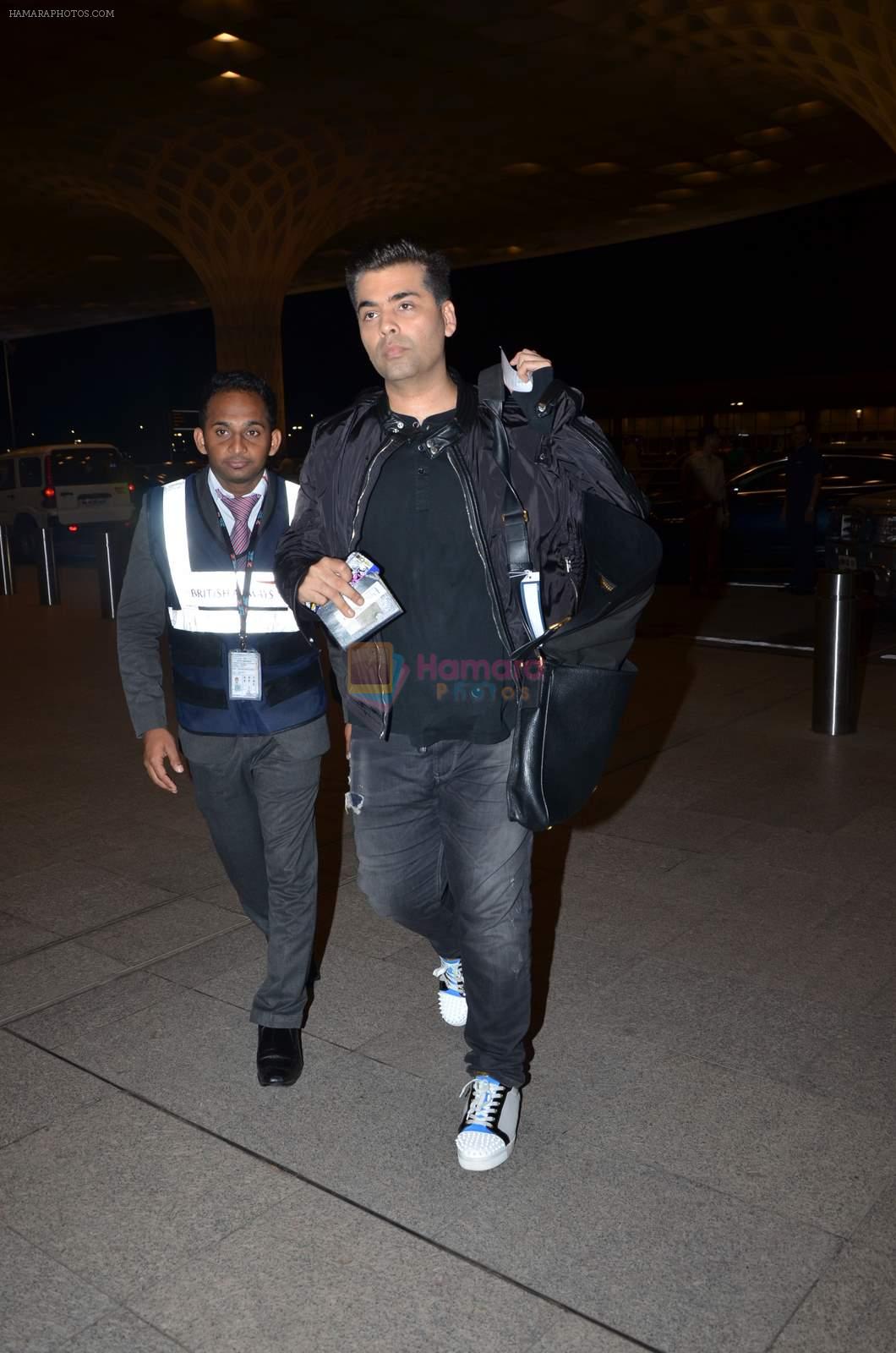 Karan Johar snapped at international airport on 14th July 2015