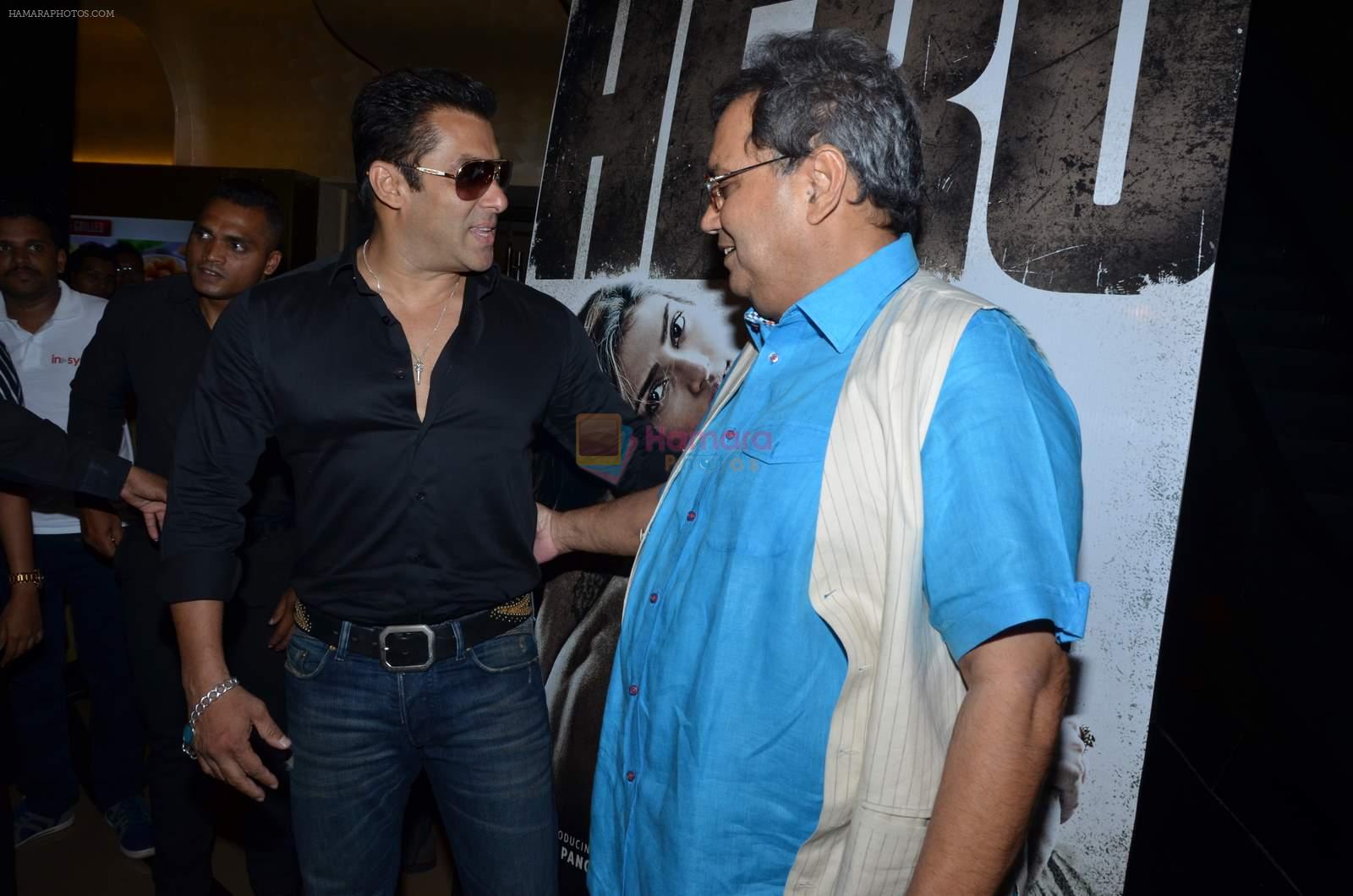 Salman Khan, Subhash Ghai at Hero Tralier Launch on 16th July 2015