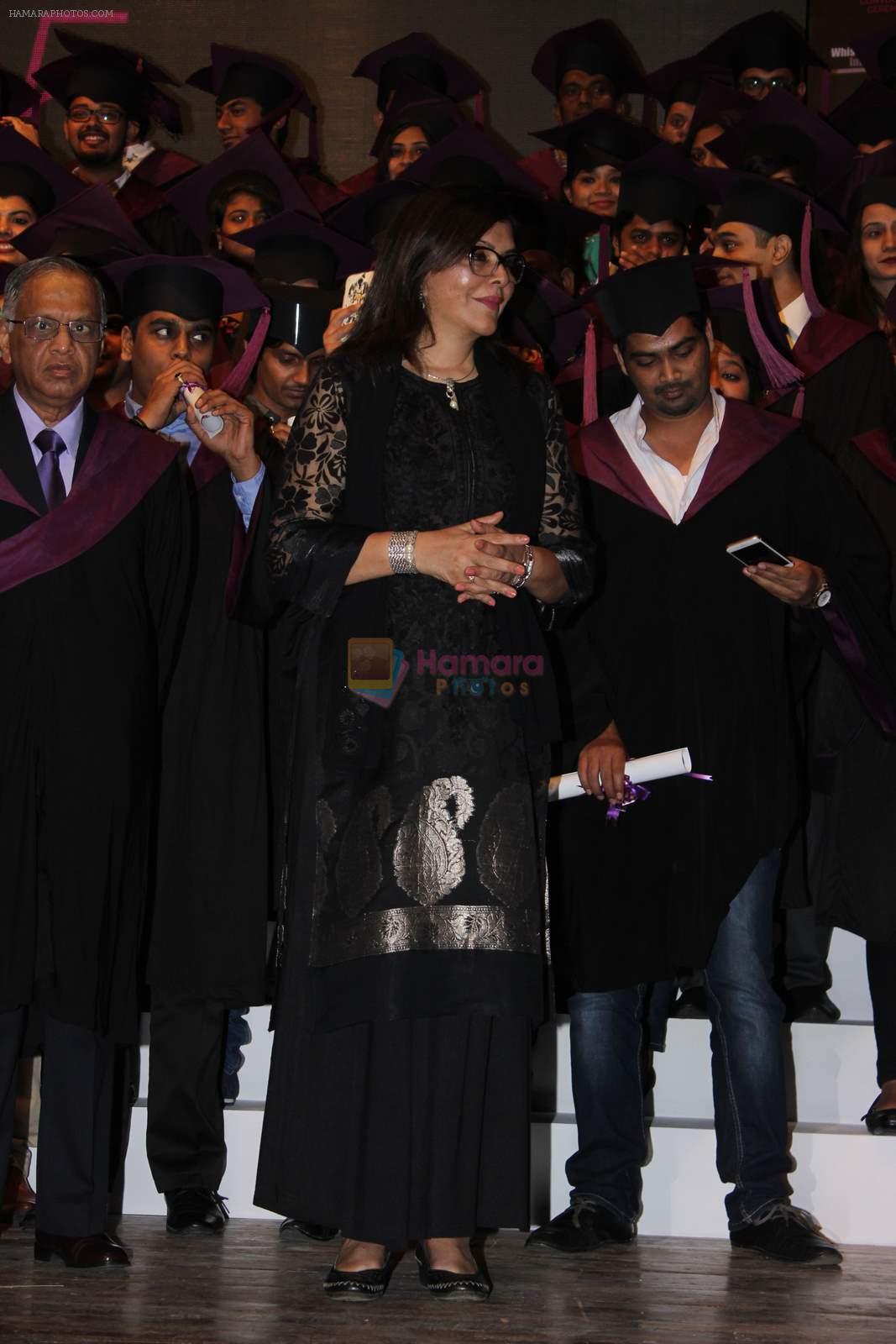 Zeenat Aman at Whistling Woods convocation in St Andrews on 17th July 2015