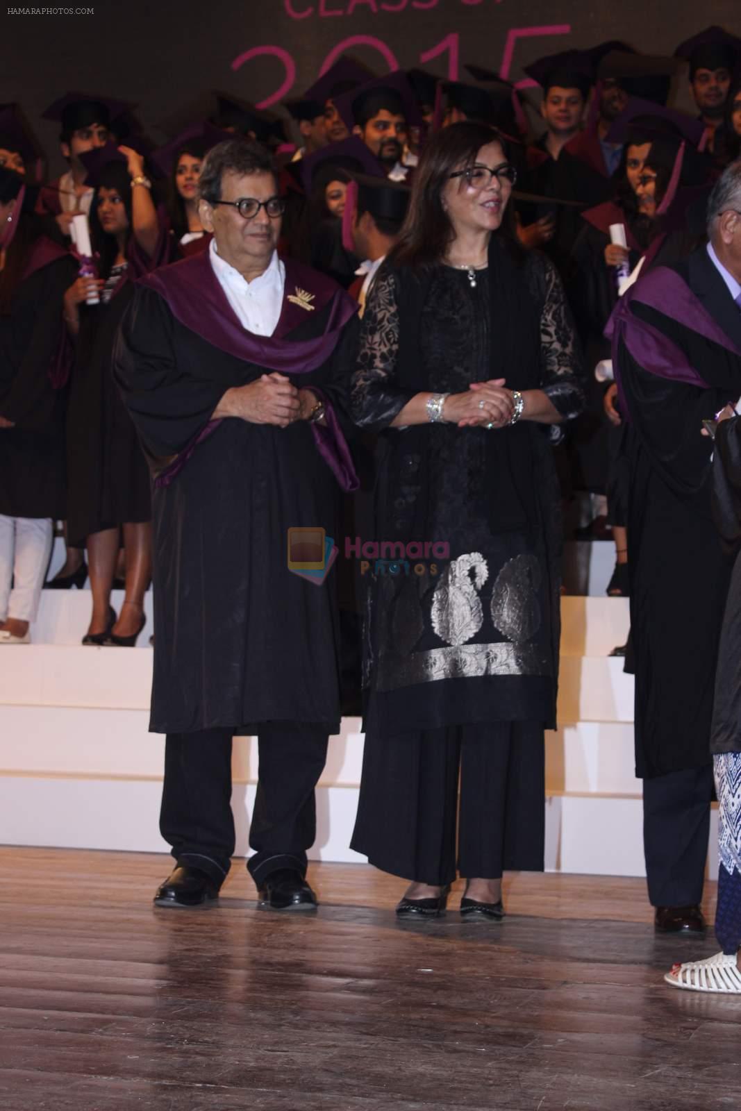 Zeenat Aman at Whistling Woods convocation in St Andrews on 17th July 2015