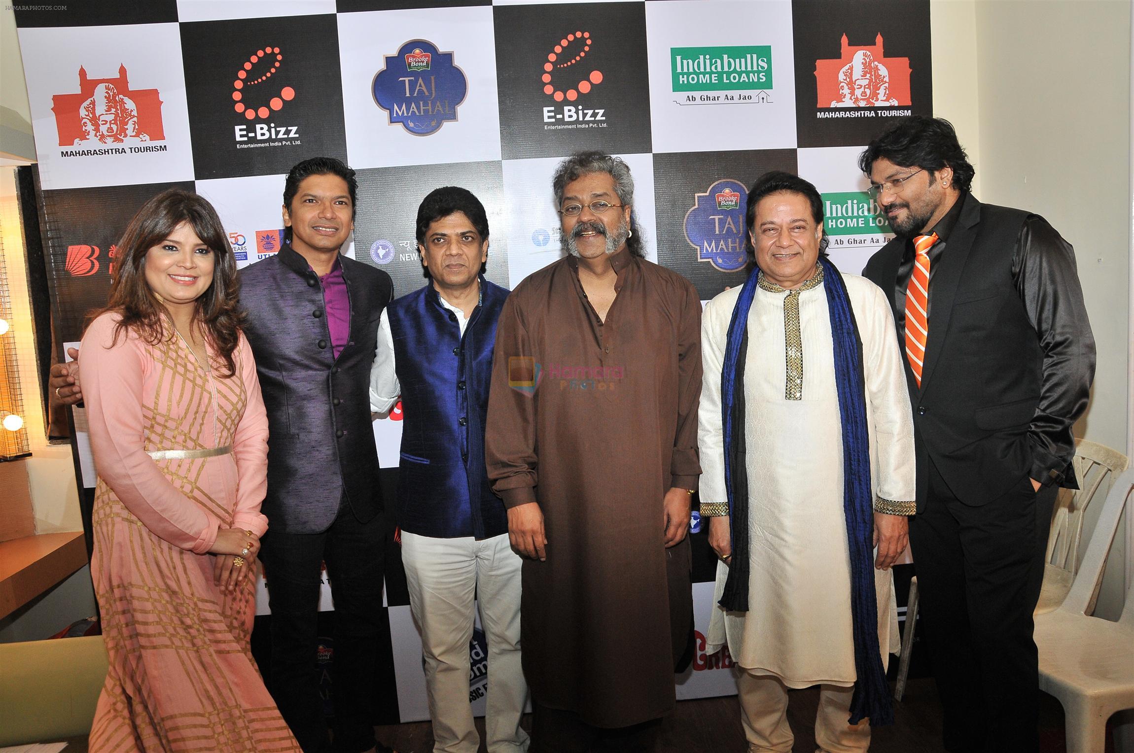Hariharan, Javed Ali, Shaan, babul Supriyo, Anup Jalota at the Tribute to Jagjit Singh with musical concert Rehmatein in Mumbai on 18th July 2015