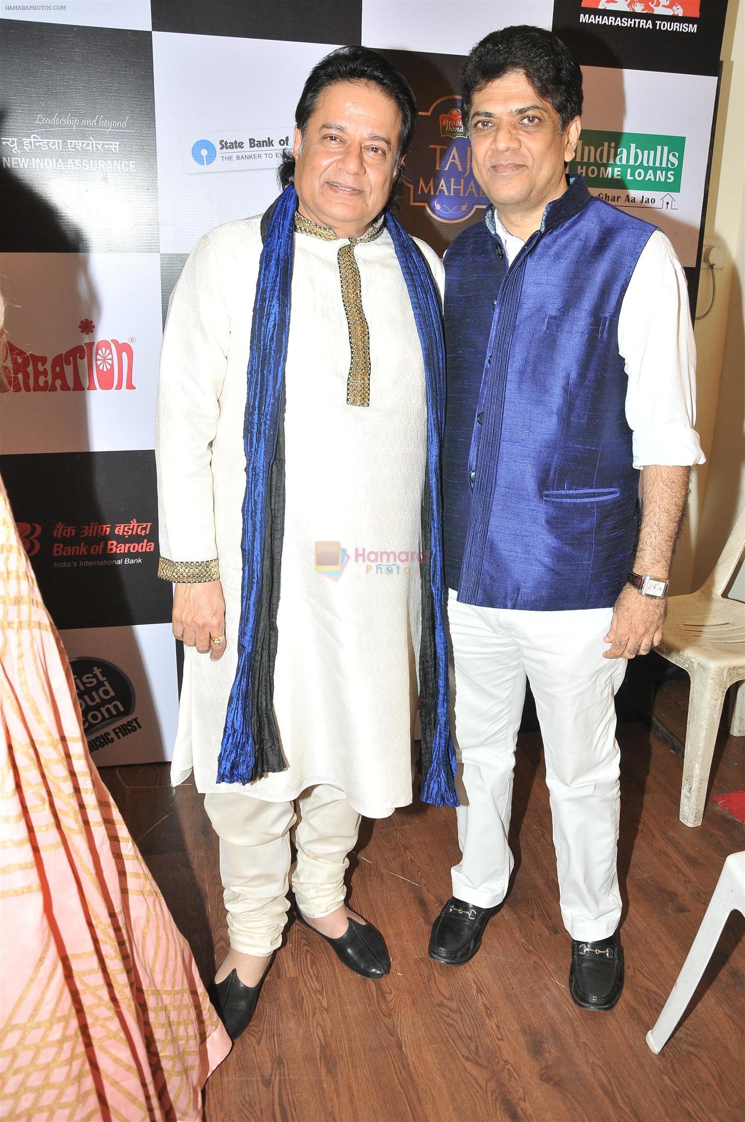 Anup jalota at the Tribute to Jagjit Singh with musical concert Rehmatein in Mumbai on 18th July 2015