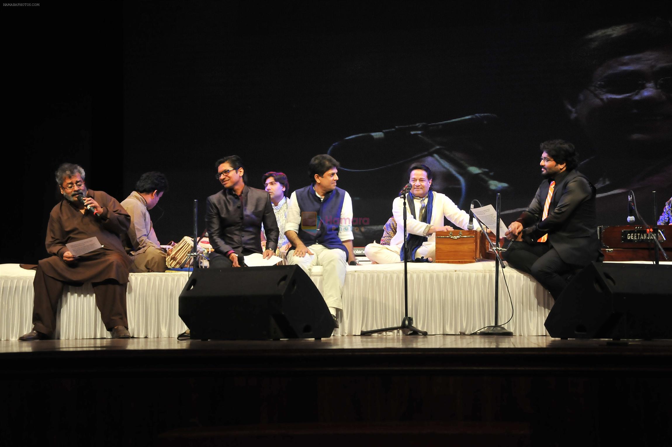 Hariharan, Javed Ali, Shaan, Anup Jalota, babul Supriyo at the Tribute to Jagjit Singh with musical concert Rehmatein in Mumbai on 18th July 2015