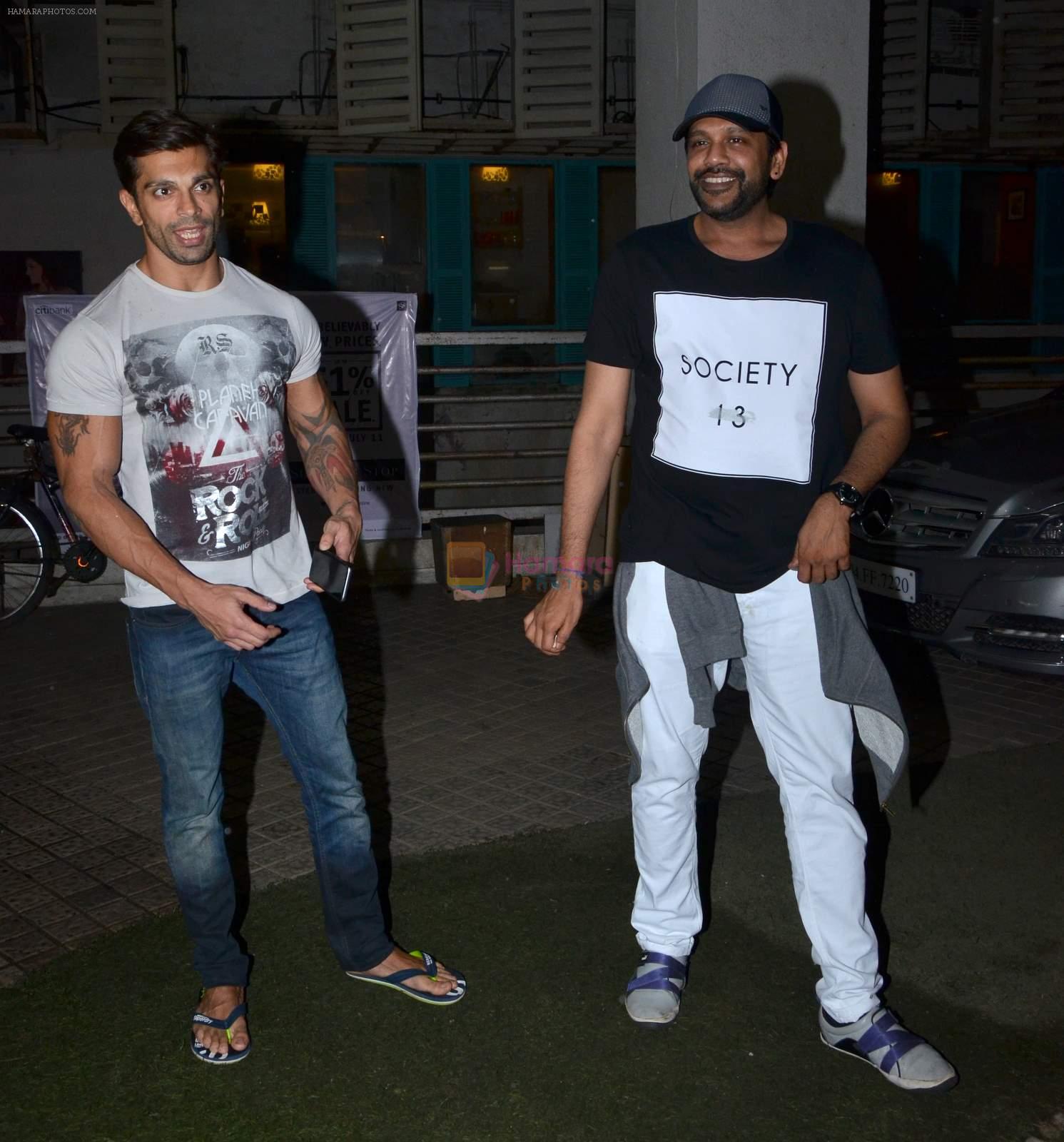 Rocky S and Karan Grover snapped in PVR on 20th July 2015