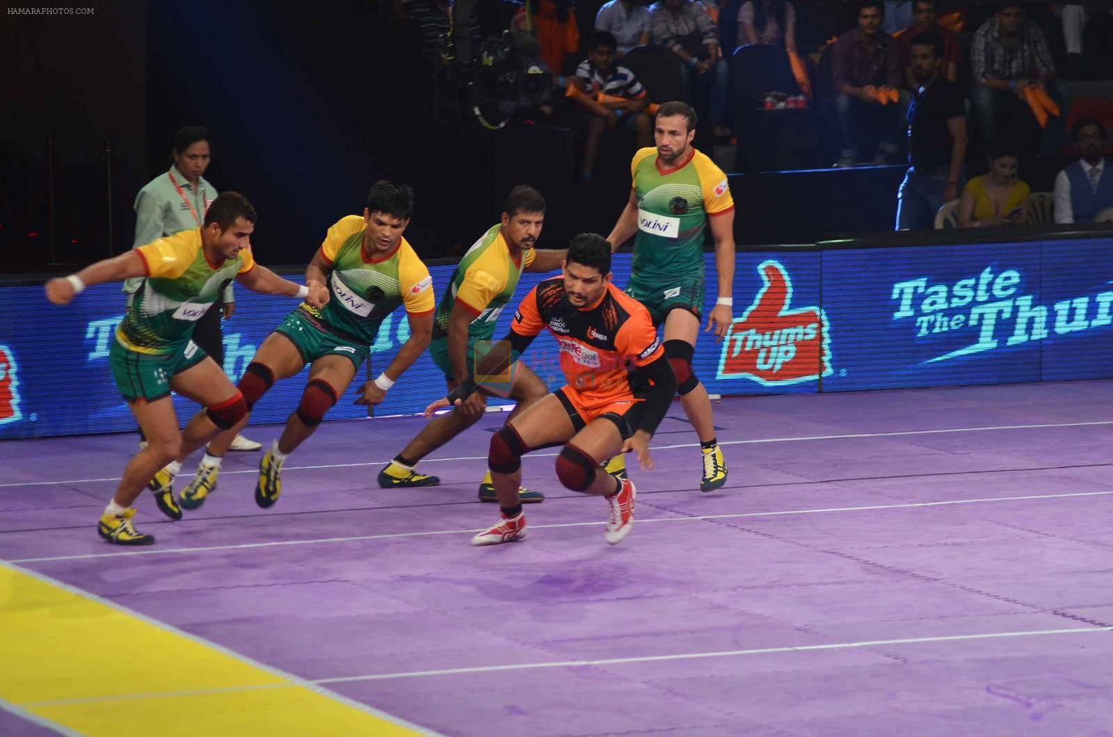 at Pro Kabaddi day 3 in NSCI on 20th July 2015