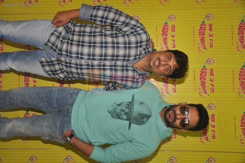 Abhishek Bachchan and Umesh Shukla at Radio Mirchi studio for promotion of their film All is well on 20th july 2015