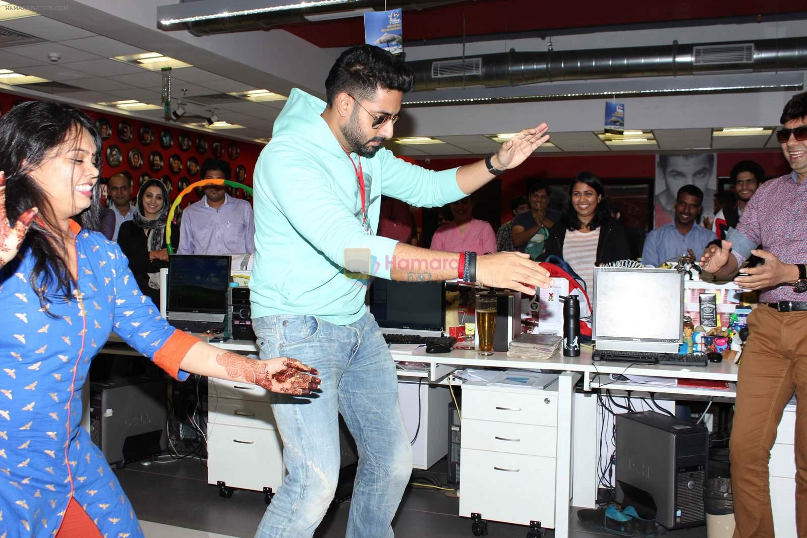 Abhishek Bachchan at Radio Mirchi studio for promotion of their film All is well in Lower Parel on 20th july 2015