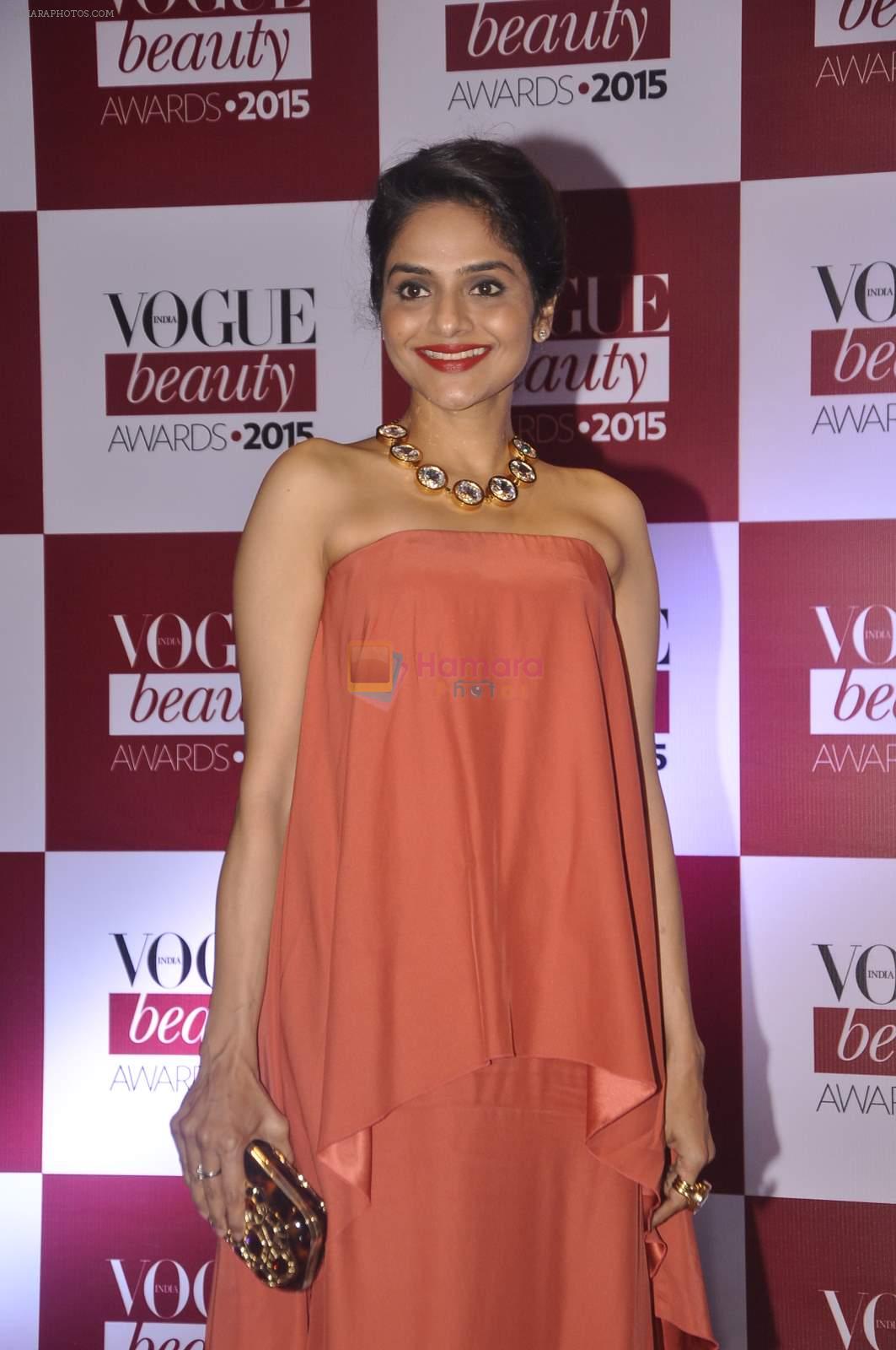 Madhoo Shah at Vogue beauty awards in Mumbai on 21st July 2015
