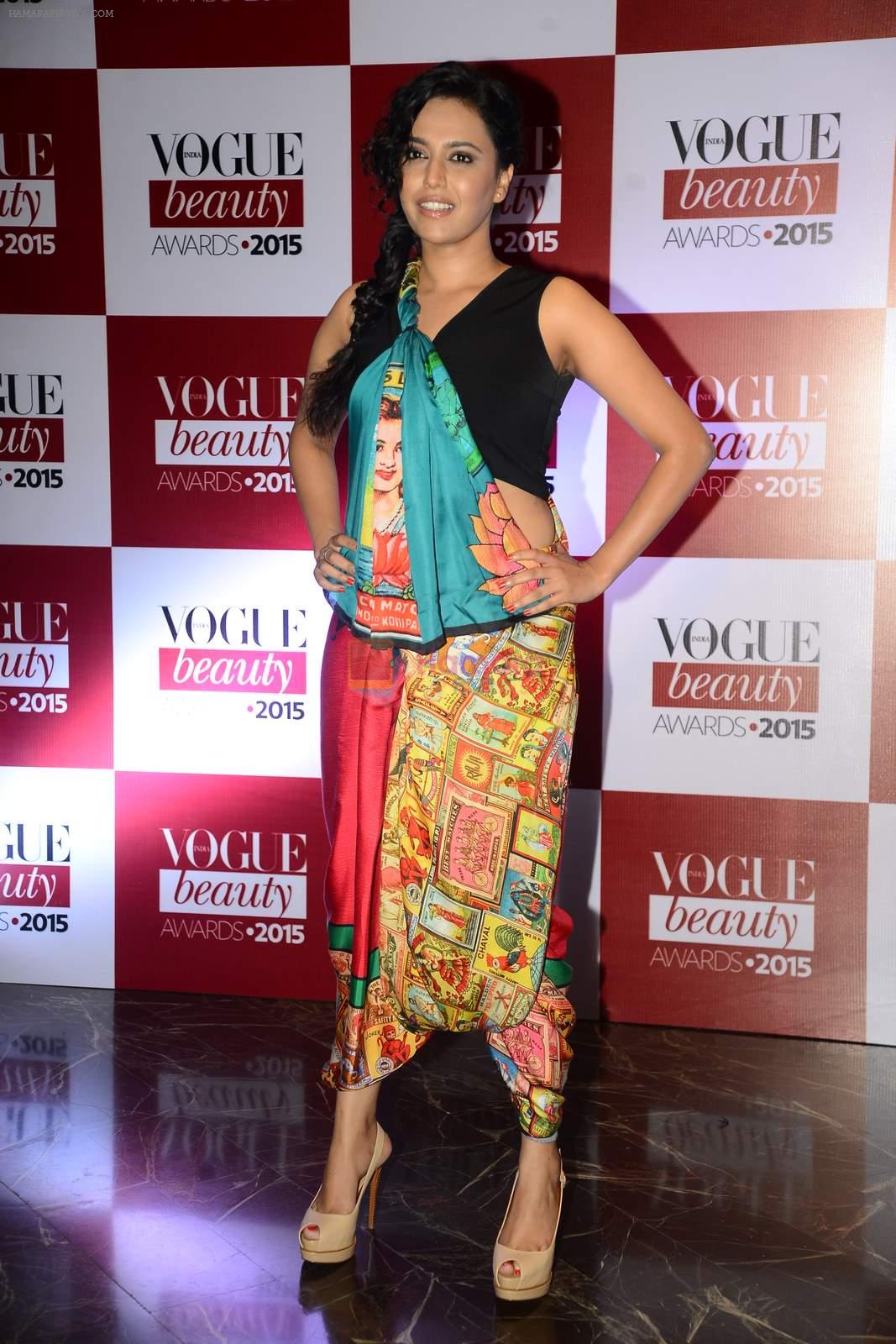 Swara Bhaskar at Vogue beauty awards in Mumbai on 21st July 2015