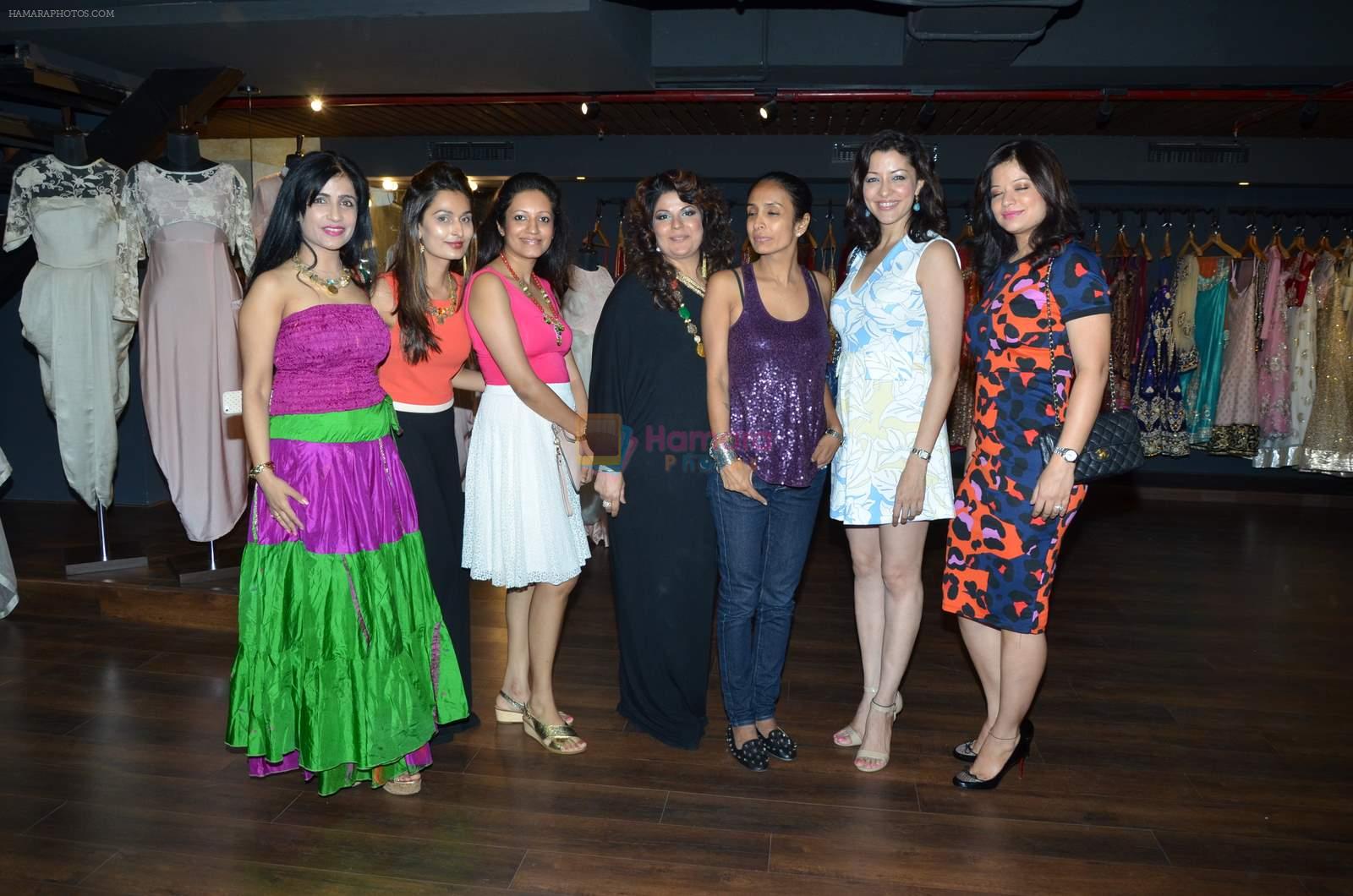 Shibani Kashyap, Suchitra Pillai, Arzoo, Aditi Gowitrikar at Amy Billimoria introduces new jewellery line in Juhu, Mumbai on 22nd July 2015