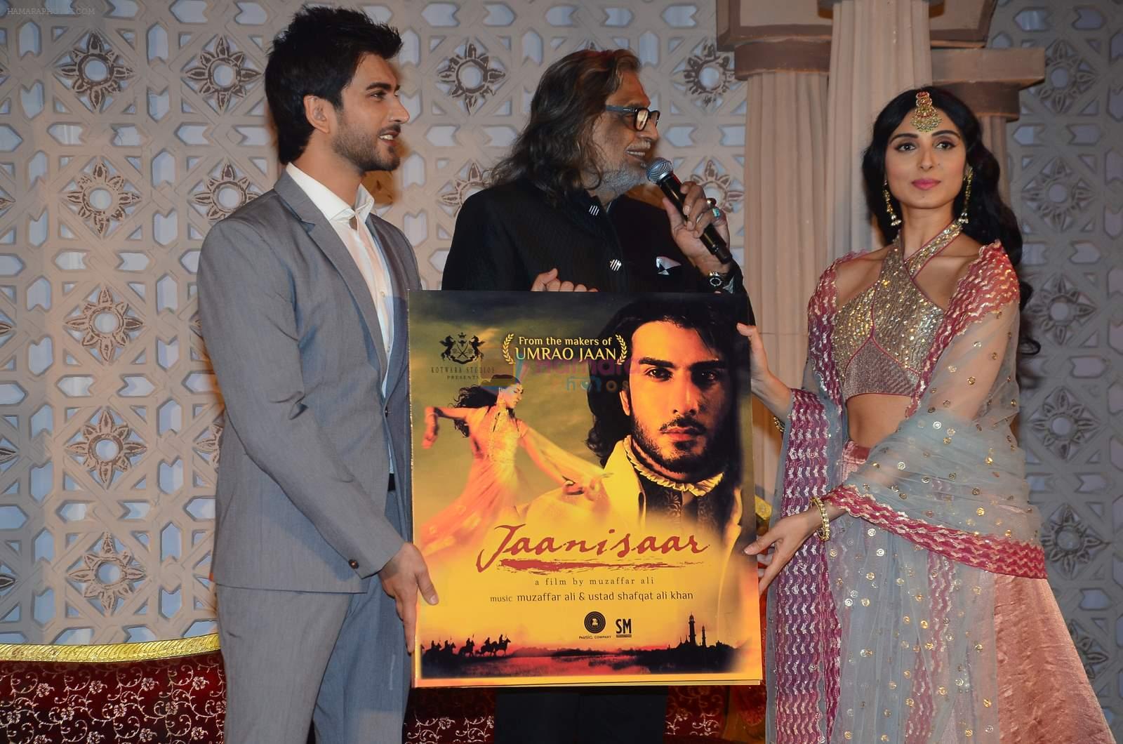 Imran Abbas, Muzaffar Ali, Pernia Qureshi at Jaanisaar music launch in Lalit Hotel on 23rd July 2015