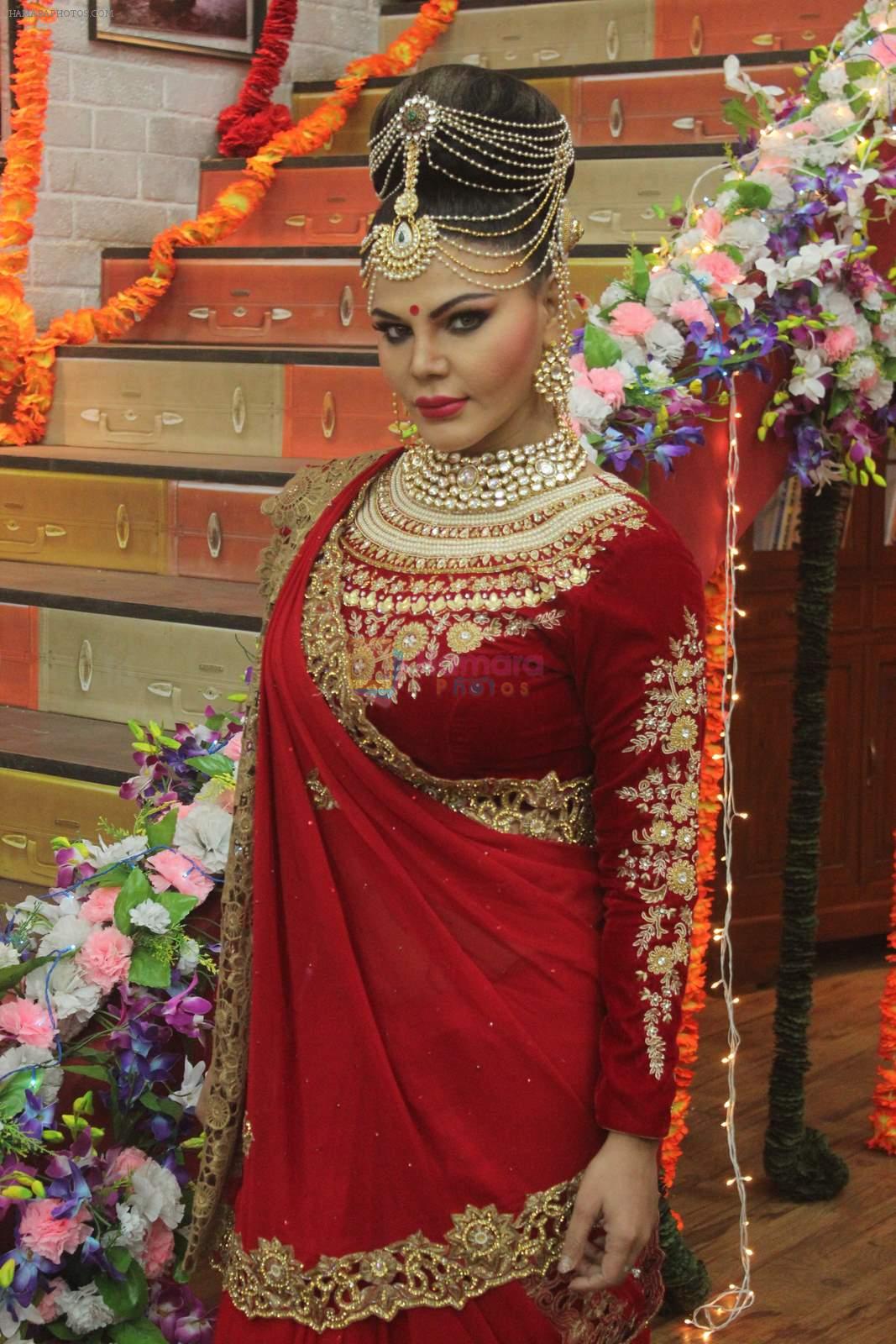 Rakhi sawant on the sets of comedy class on 24th July 2015