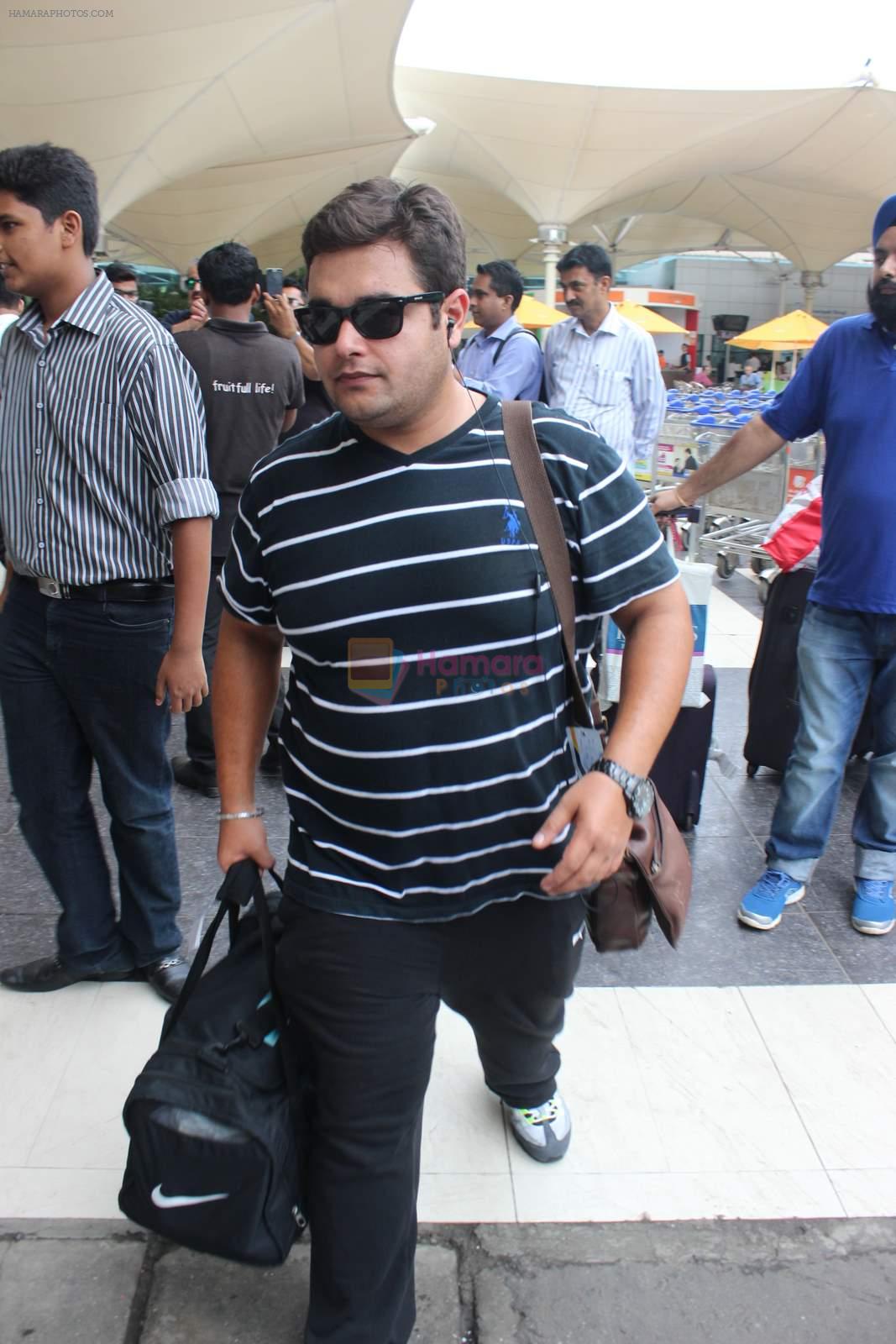 Ajay Nagrath snapped at airport on 24th July 2015