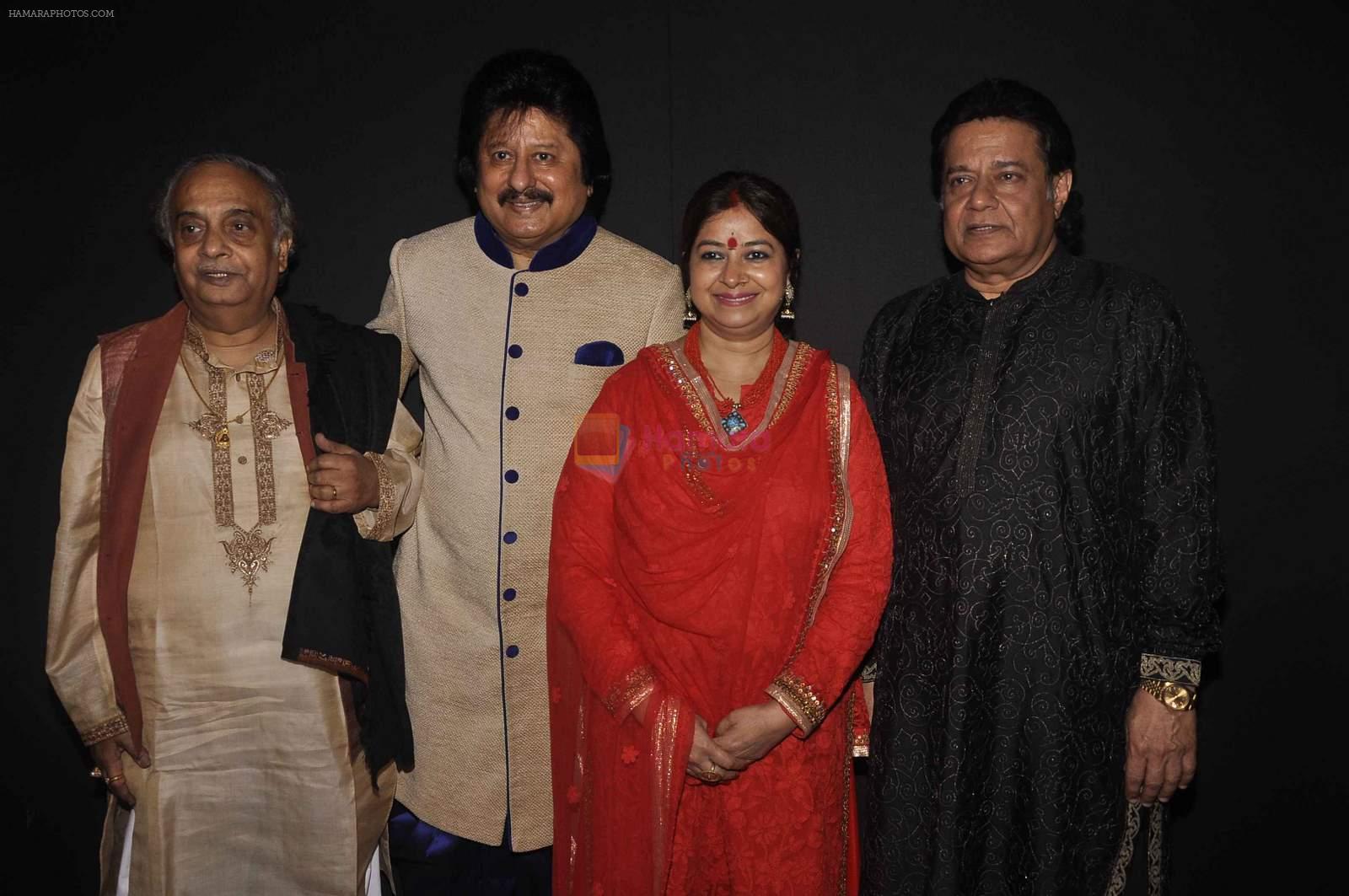 Pankaj Udhas, Anup Jalota, Rekha Bharadwaj at Khazana ghazal festival in Mumbai on 24th July 2015