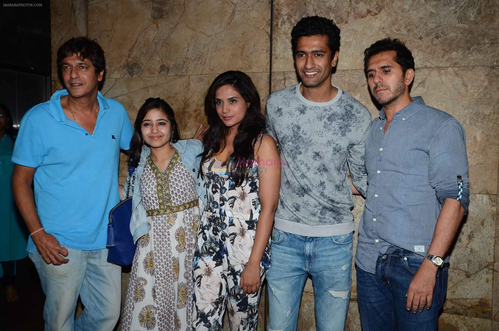 Chunky Pandey, Shweta Tripathi, Richa Chadda, Ritesh Sidhwani, Vicky Kaushal at Masaan screening in Lightbox  on 27th July 2015