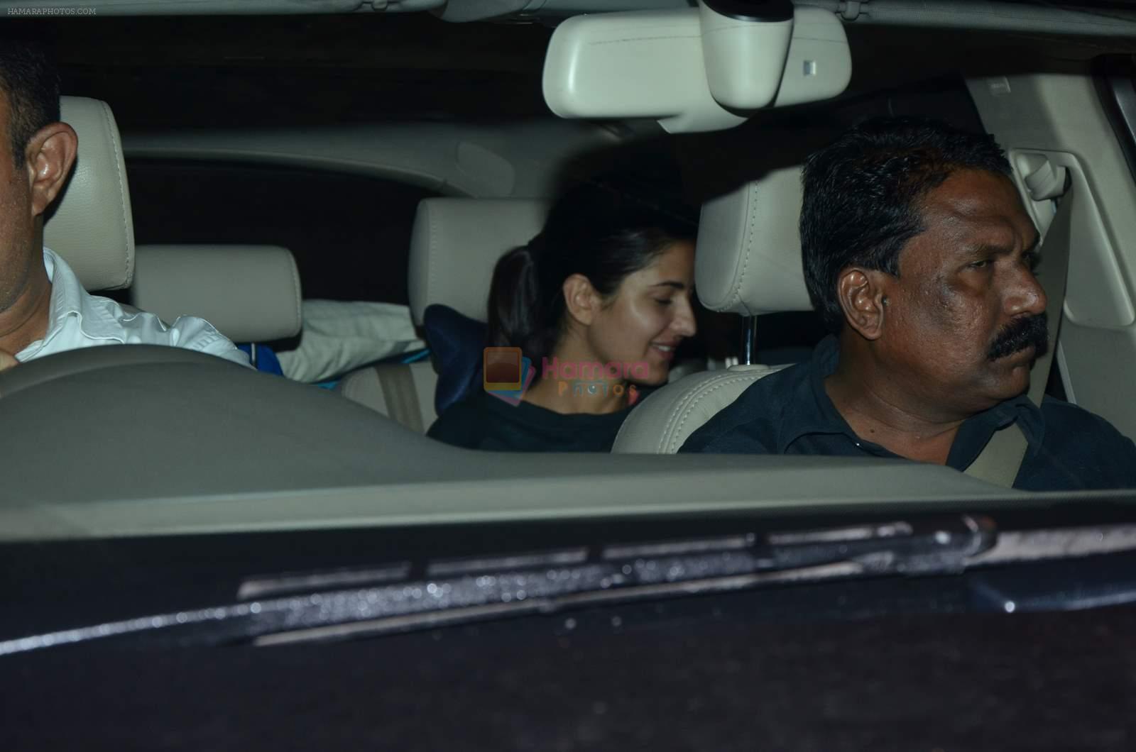 Katrina Kaif records for Phantom - snapped as she leaves the studio in Sunny Super Sound on 28th July 2015