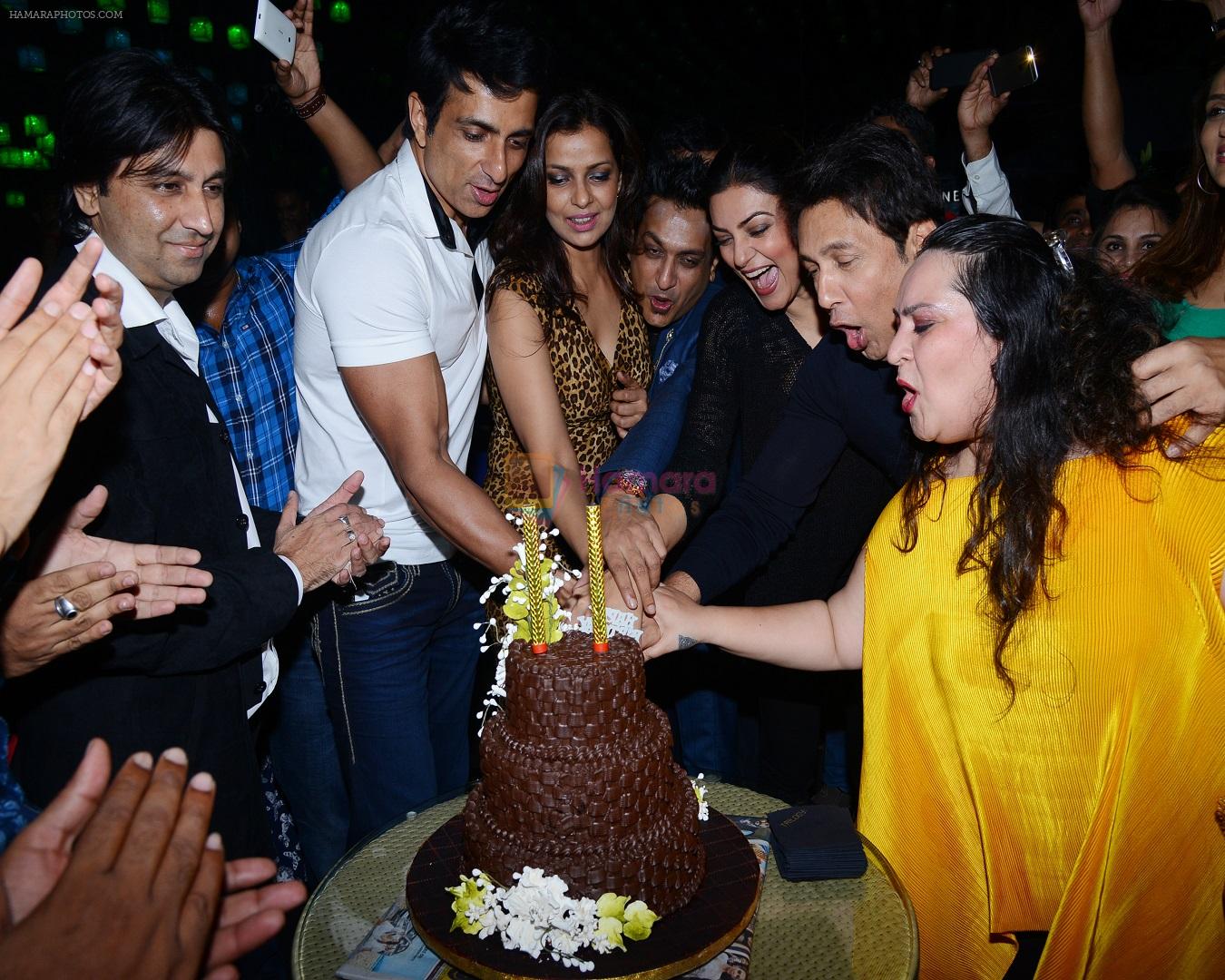 Sonu Sood, Sushmita Sen, Shekhar Suman at Pankita Sardani and Arun Sheshkumar's bash on 31st July 2015