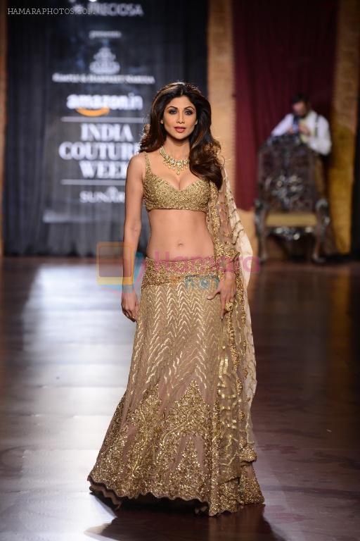 Shilpa Shetty at  India Couture Week on 1st Aug 2015