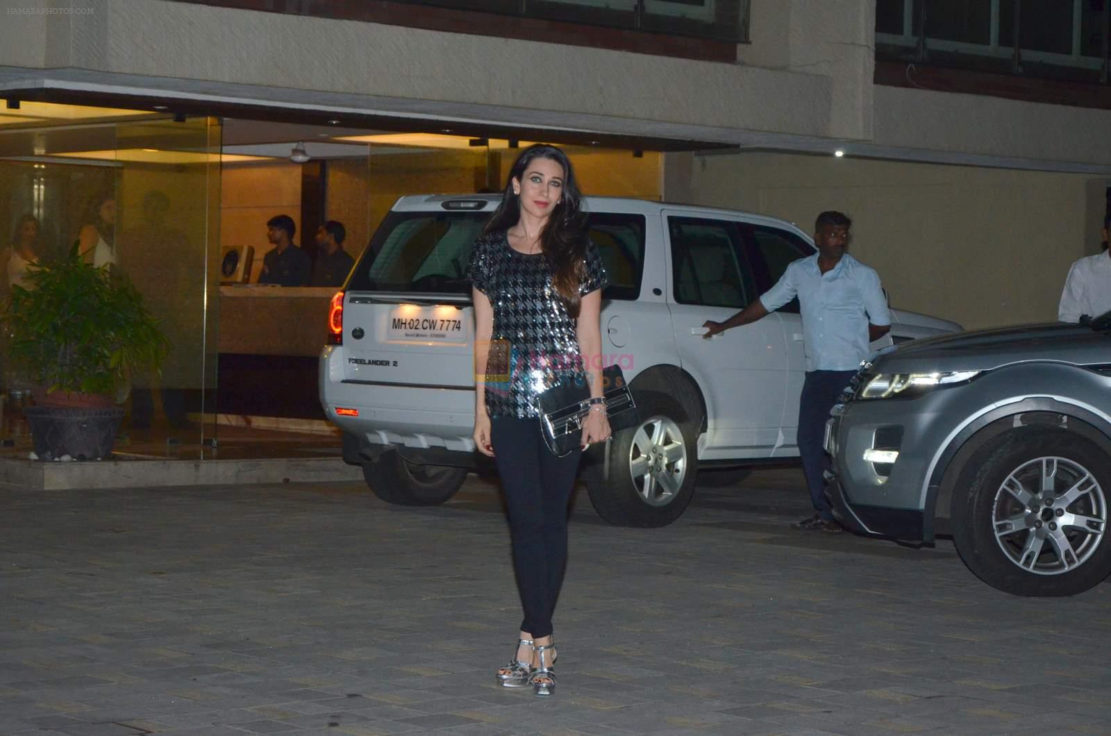 Karisma Kapoor at Arpita's birthday bash at Salman's residence on 31st July 2015