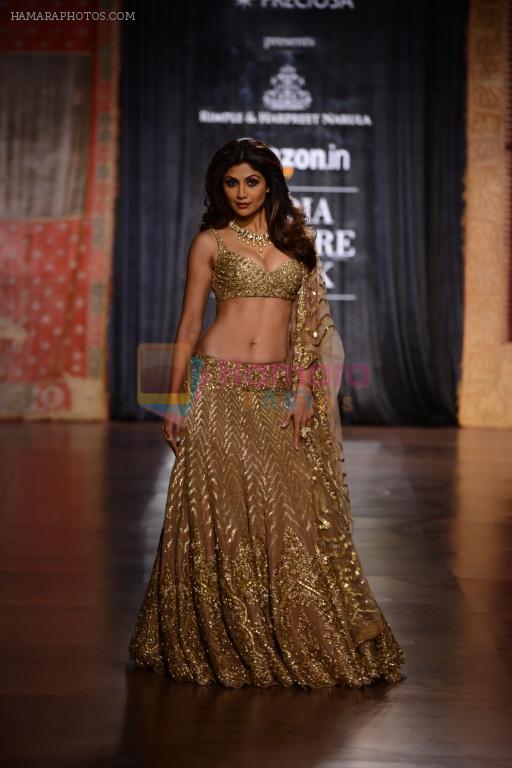 Shilpa Shetty at  India Couture Week on 1st Aug 2015