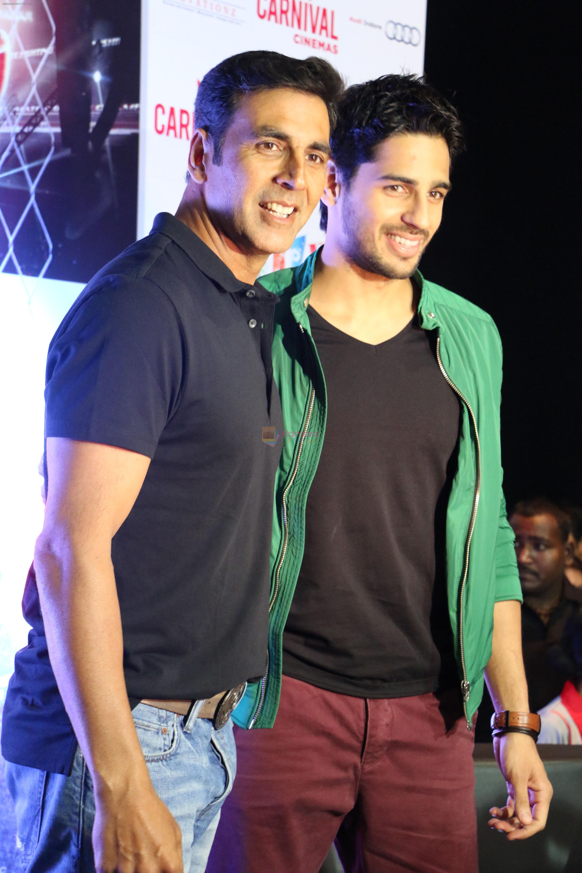 Carnival Cinemas hosted the press conference of film Brothers with Akshay Kumar and Siddharth Malhotra in Indore on 1st Aug