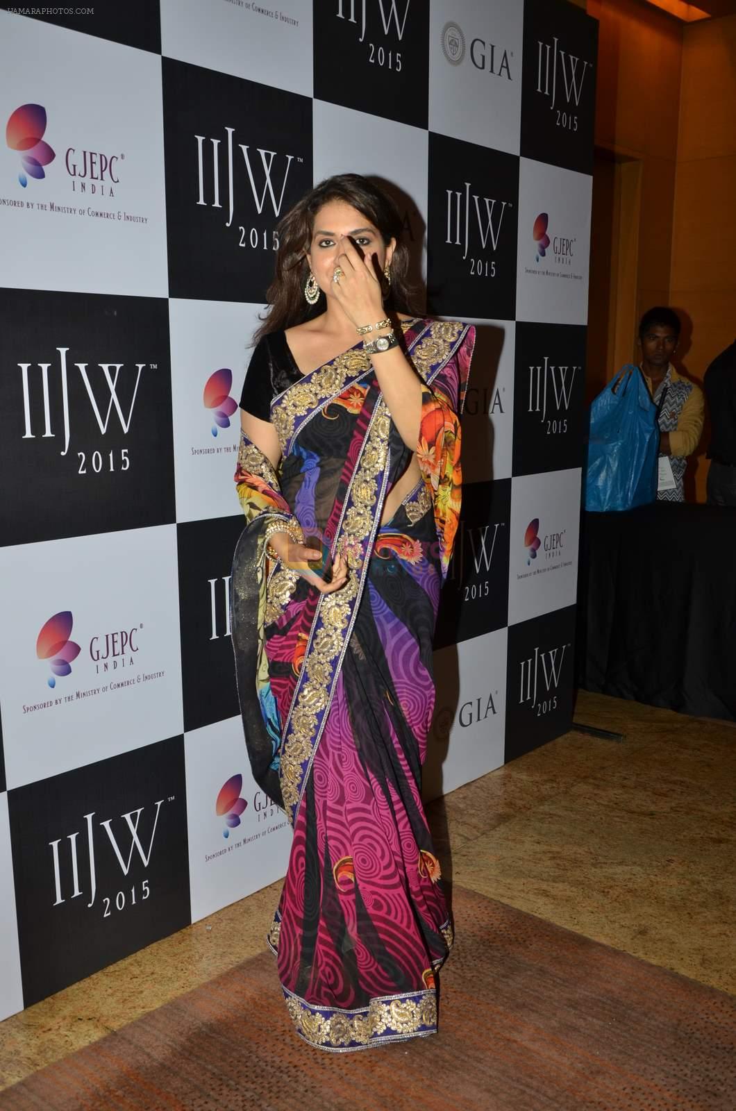 Shaina NC on Day 1 at IIJW 2015 on 3rd Aug 2015