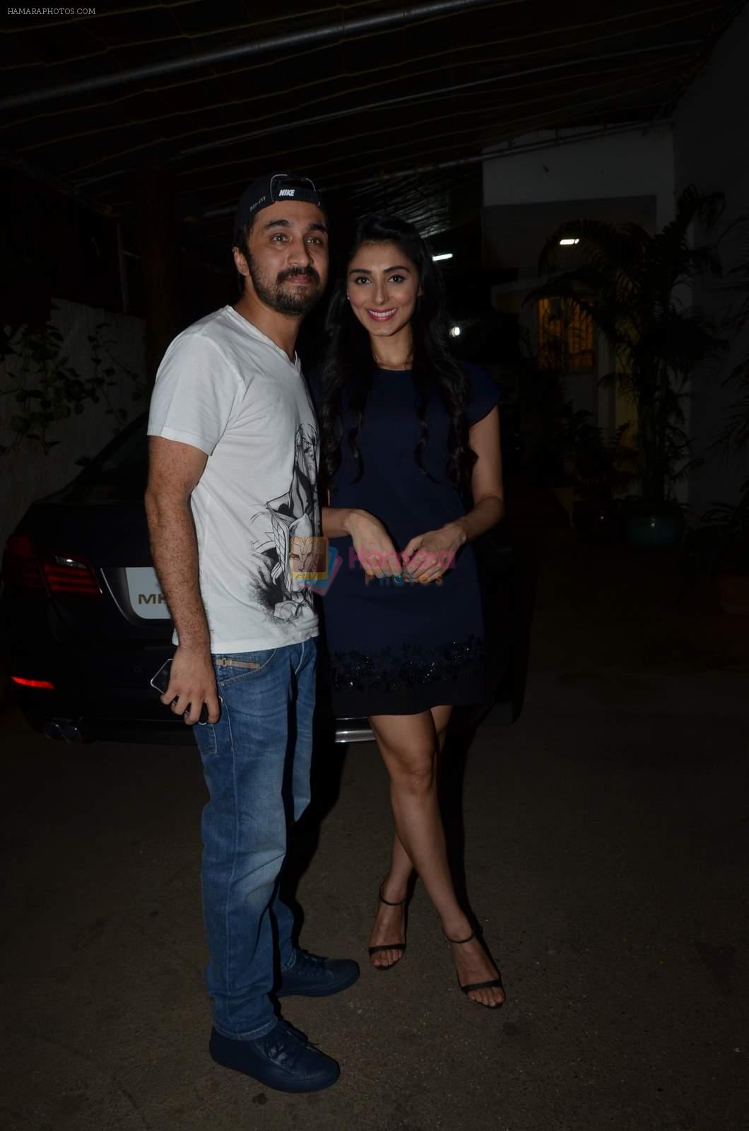 Siddhant Kapoor, Pernia Qureshi at Jaanisaar Screening in Sunny Super Sound on 6th Aug 2015